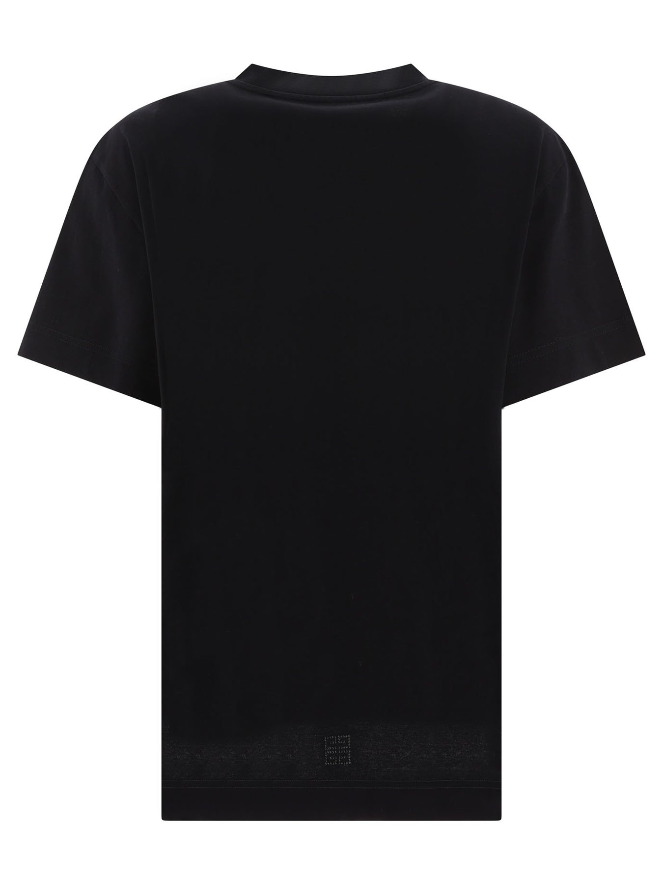 Givenchy T-Shirt In Cotton With Rhinestones T-Shirts Black - 2