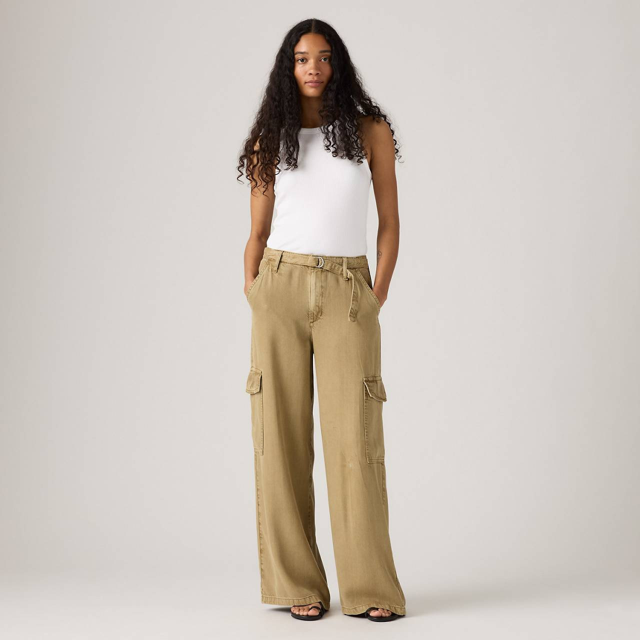 BAGGY DAD CARGO WOMEN'S PANTS - 2