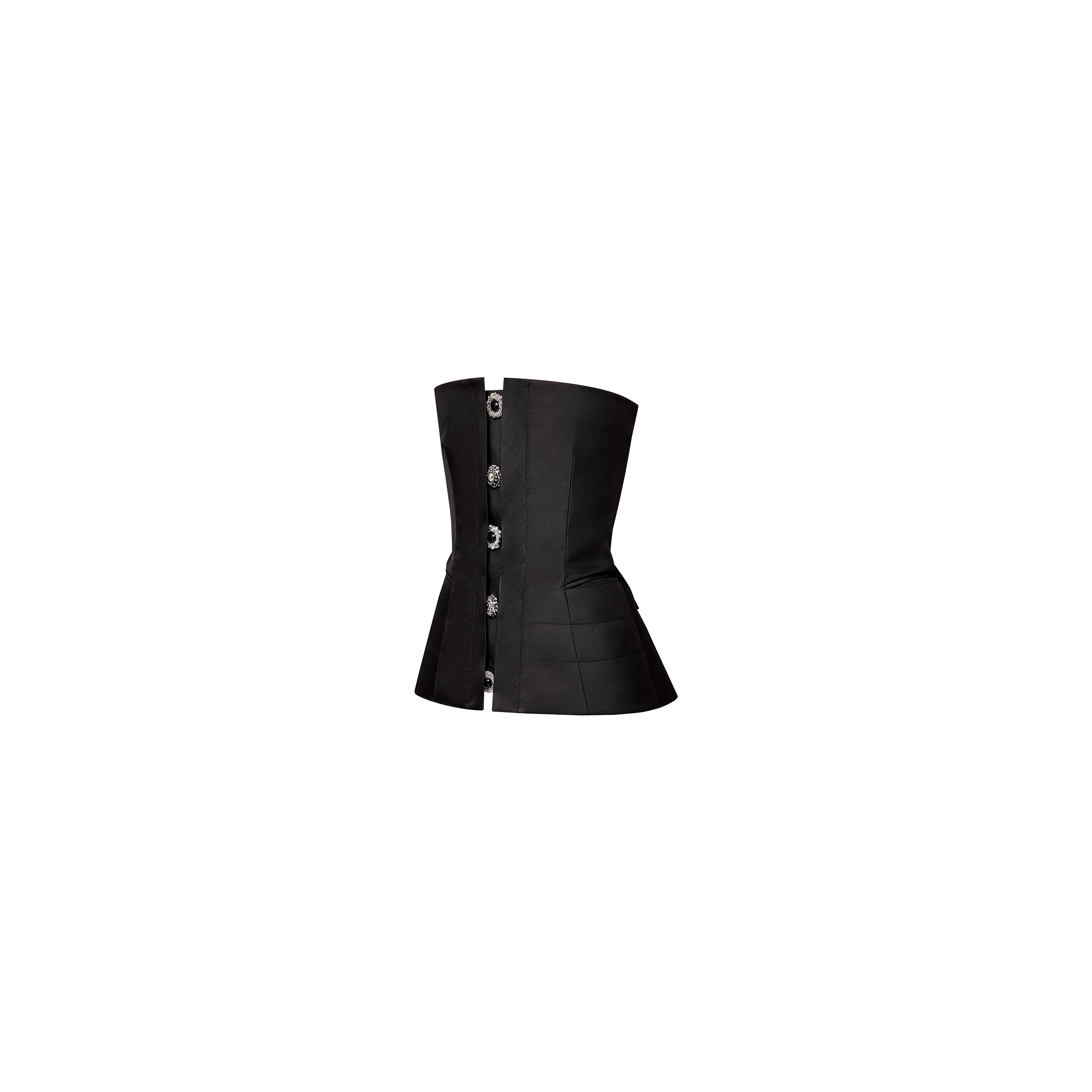 Jewel Button Corset Top - 2