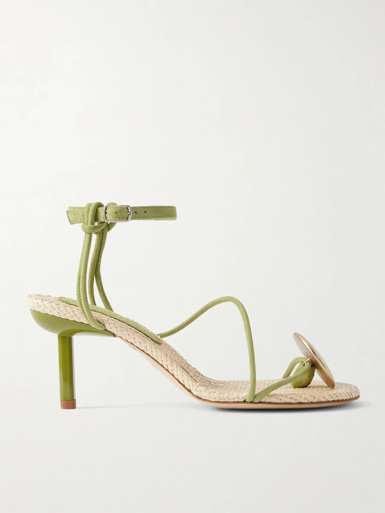 Doma Embellished Suede Sandals - 1