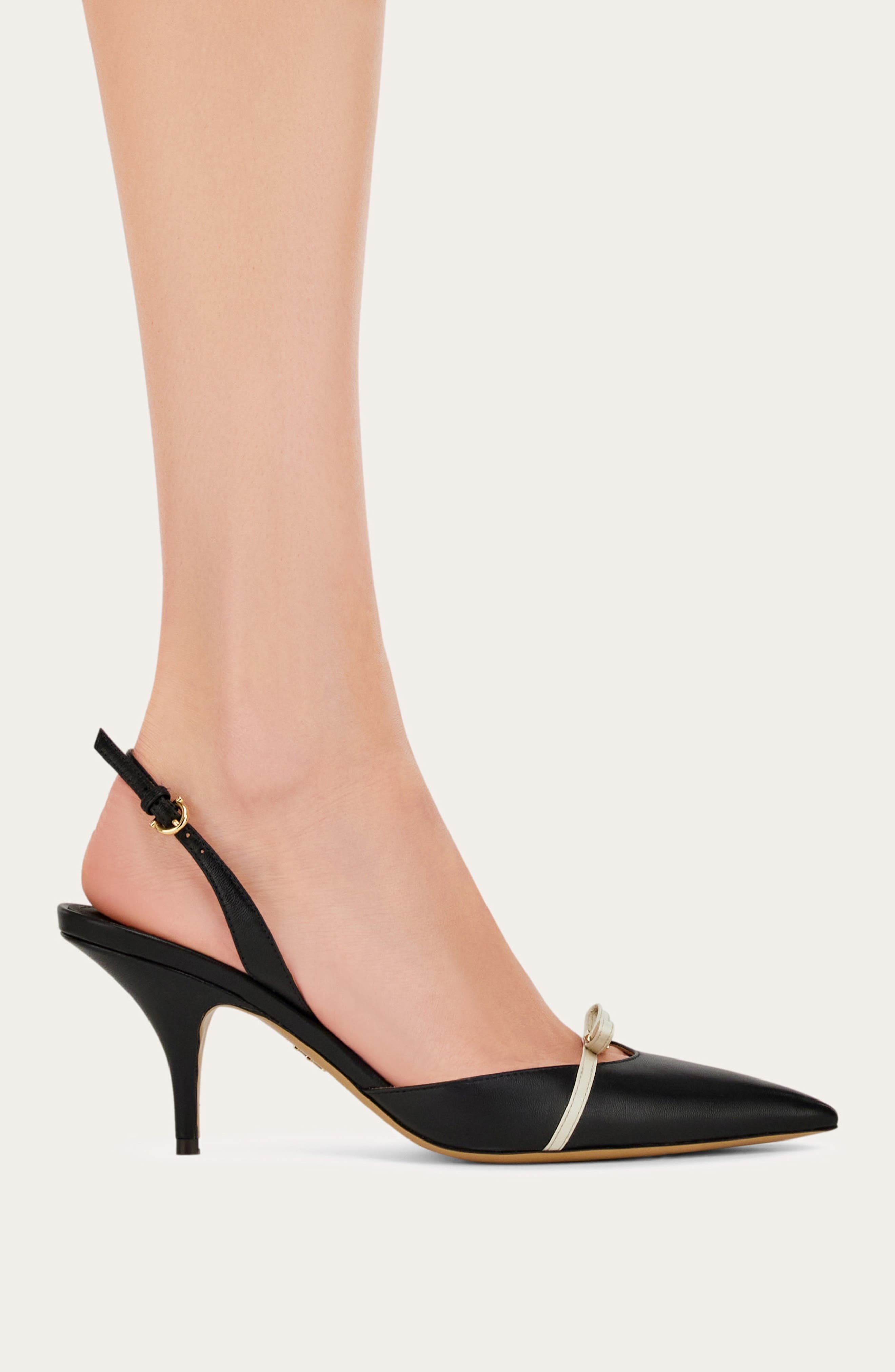 FERRAGAMO Gylla Pointed Toe Slingback Pump in Nero at Nordstrom - 2