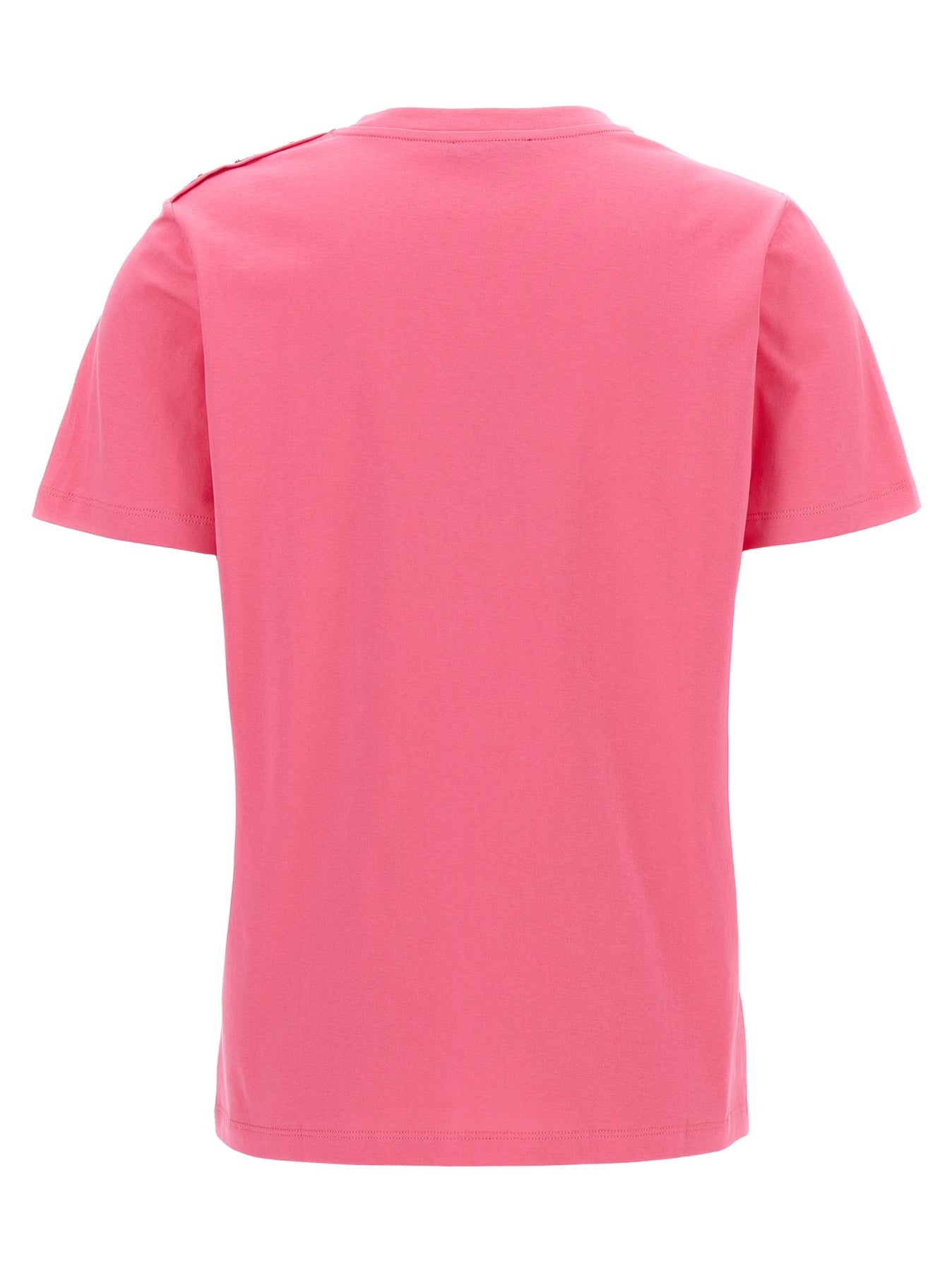 Logo Print T-Shirt Fuchsia - 2