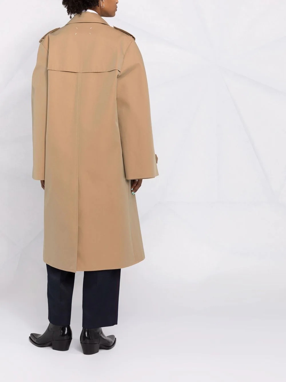 double-breasted trench coat - 4