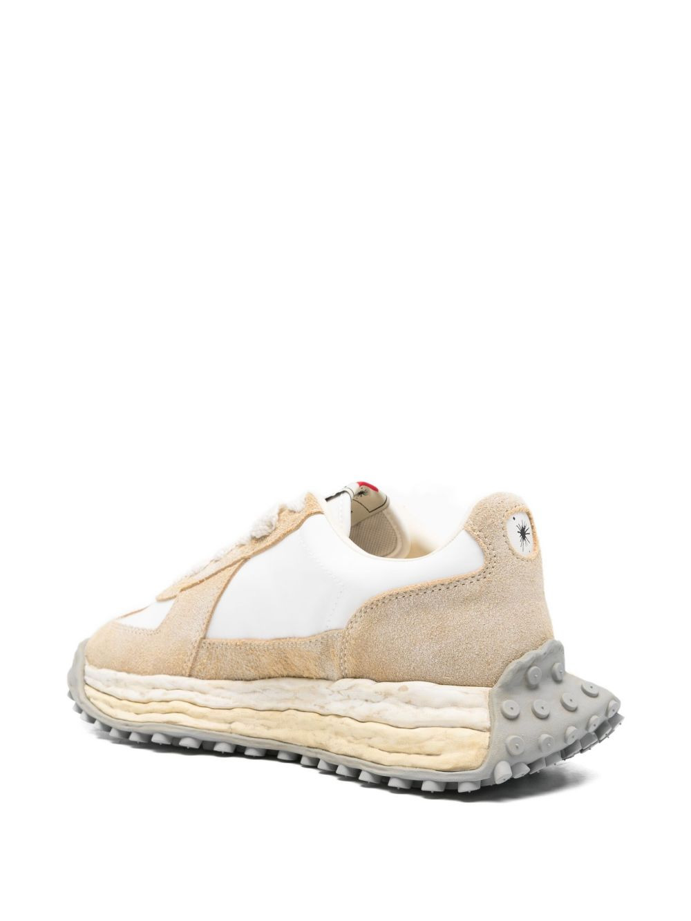 paneled-design sneakers - 3
