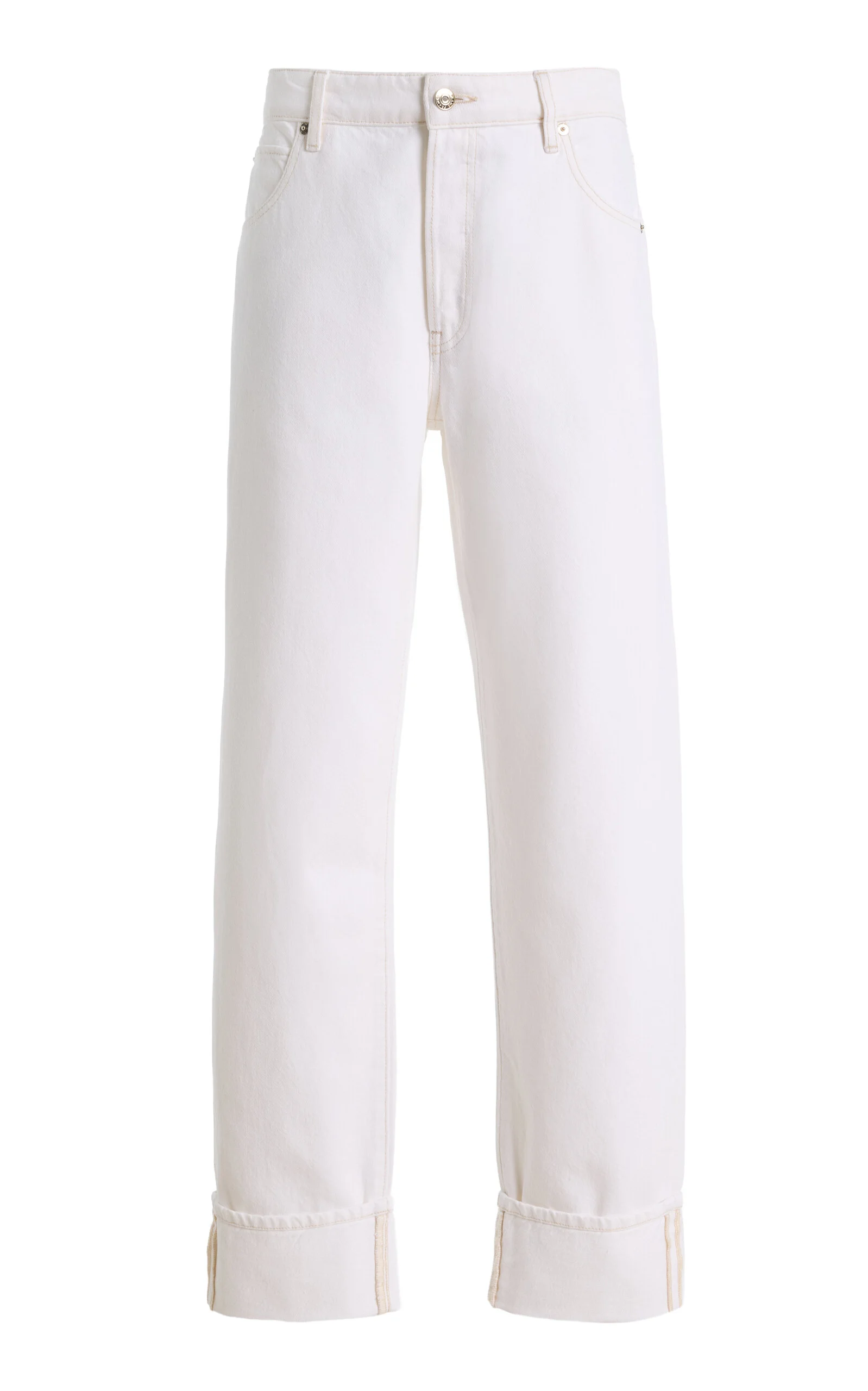 x Sotheby's Essential Rigid High-Rise Straight-Leg Jeans - 1