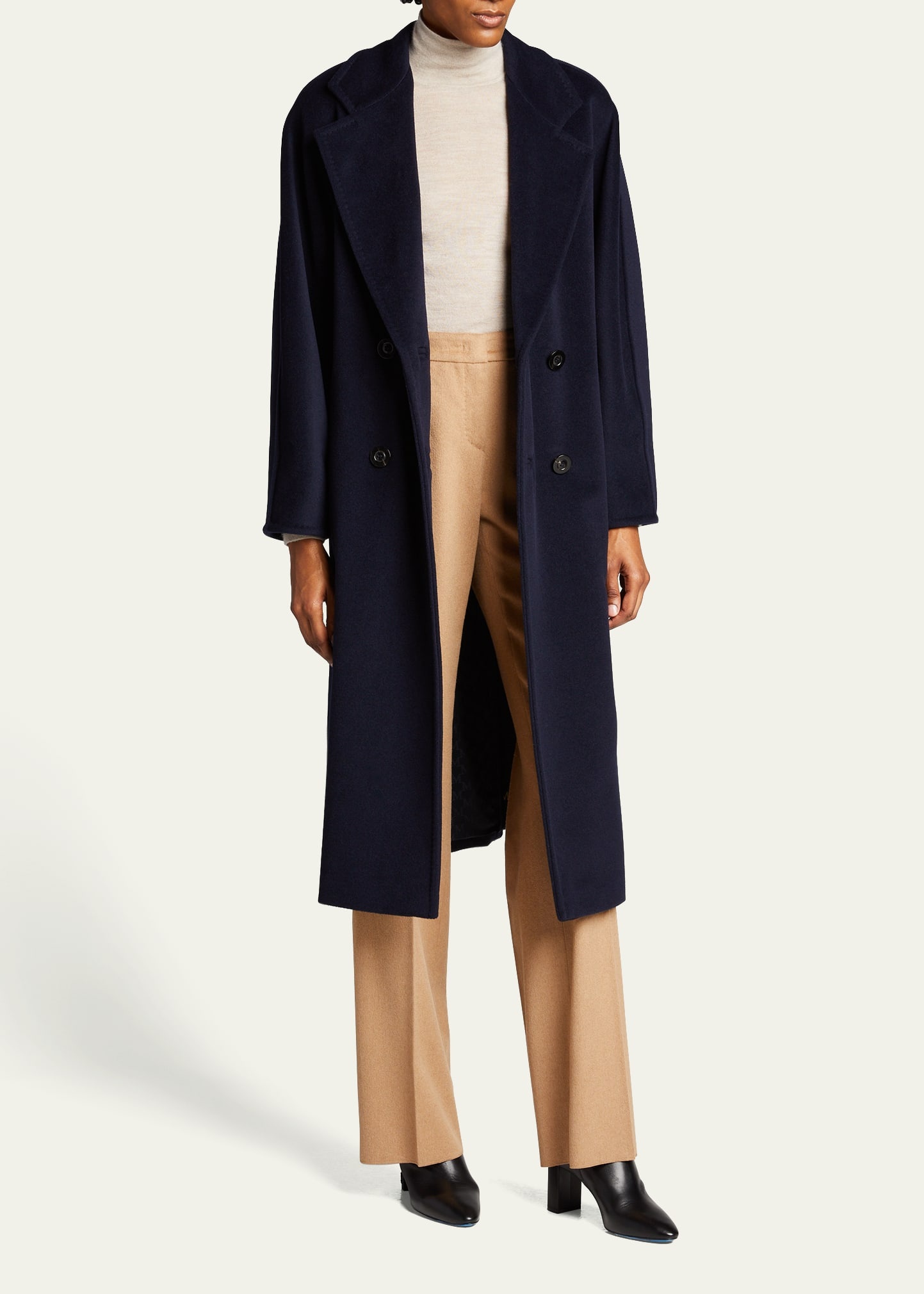 Madame Belted Wool/Cashmere Coat - 4