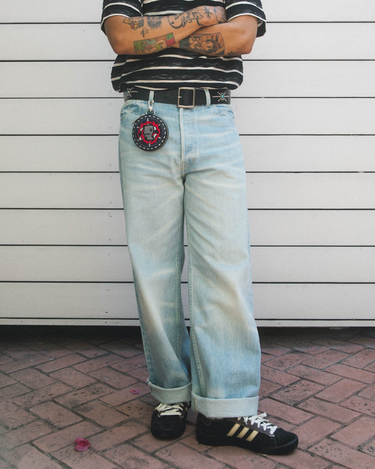 Type 00 15oz Selvedge Denim Pant - Light Washed Indigo - 2