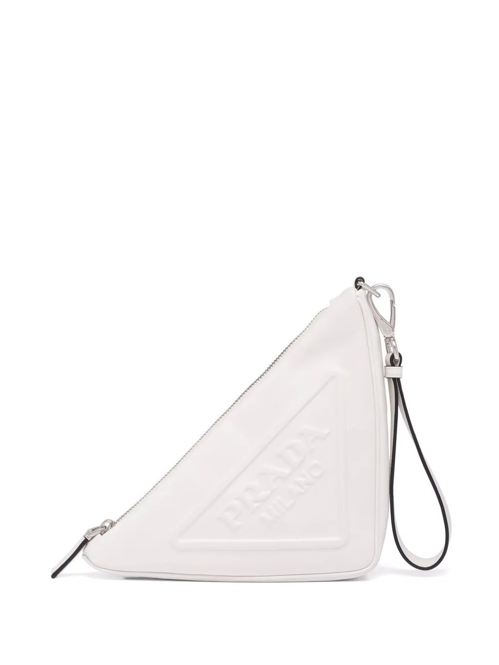 leather triangle pouch - 1