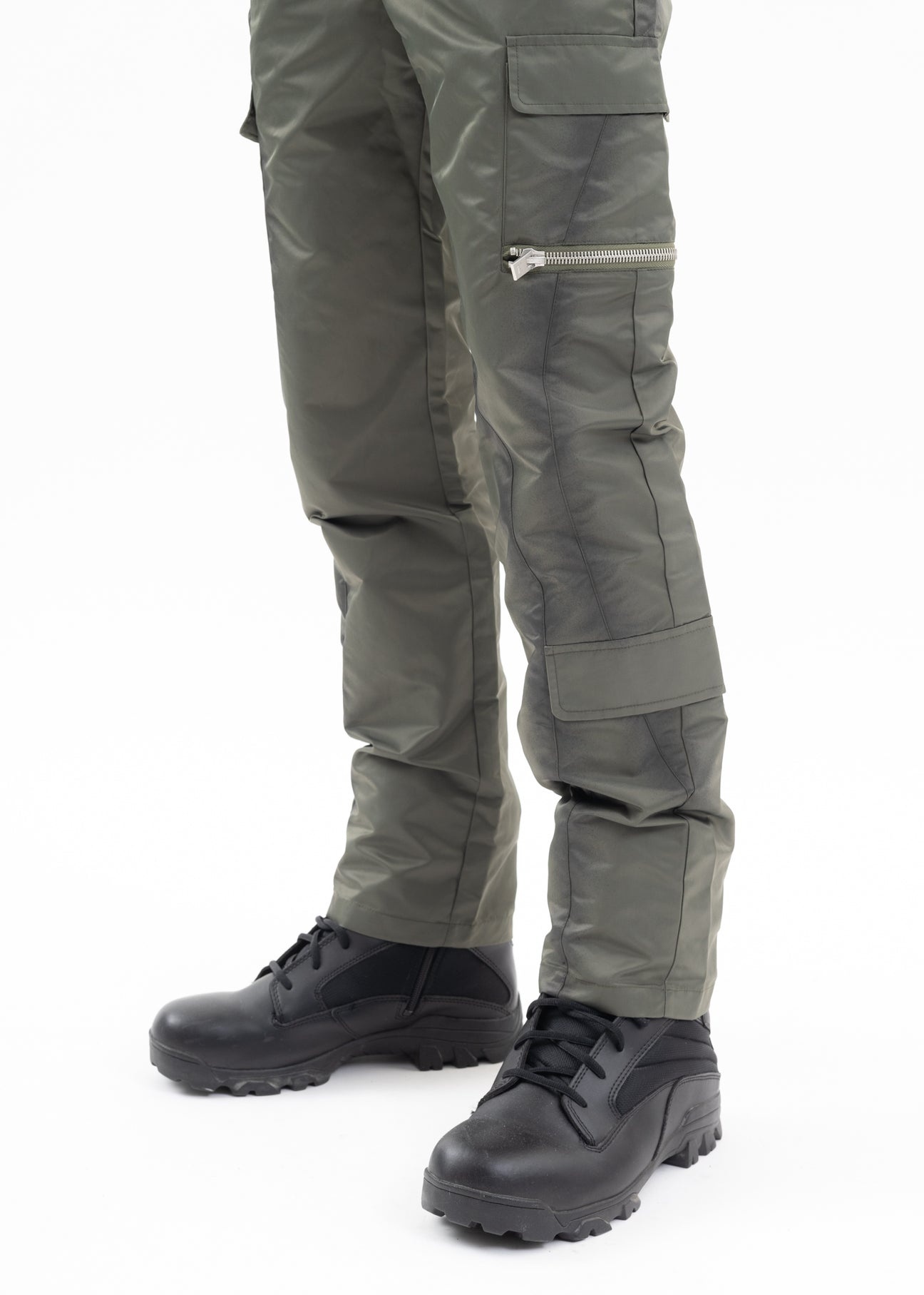 KHAKI CLANDESTINE CARGO TROUSERS - 4