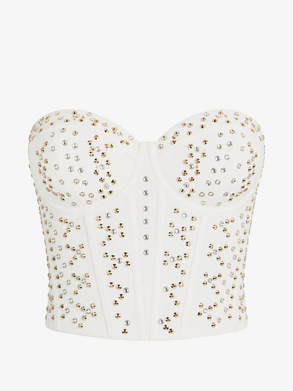 Oberon stud-embellished corset top - 1