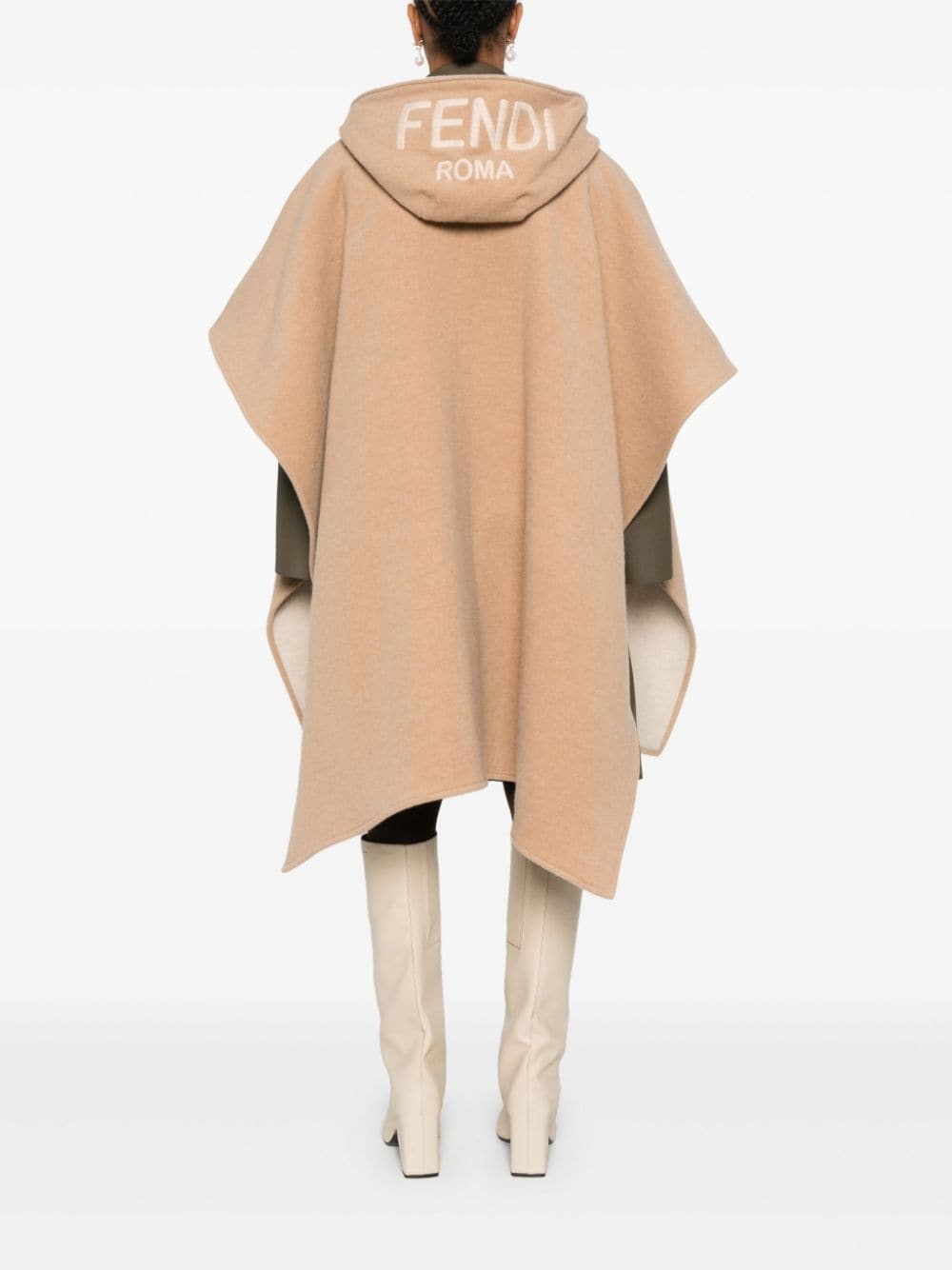 FENDI Fendi Roma poncho | REVERSIBLE