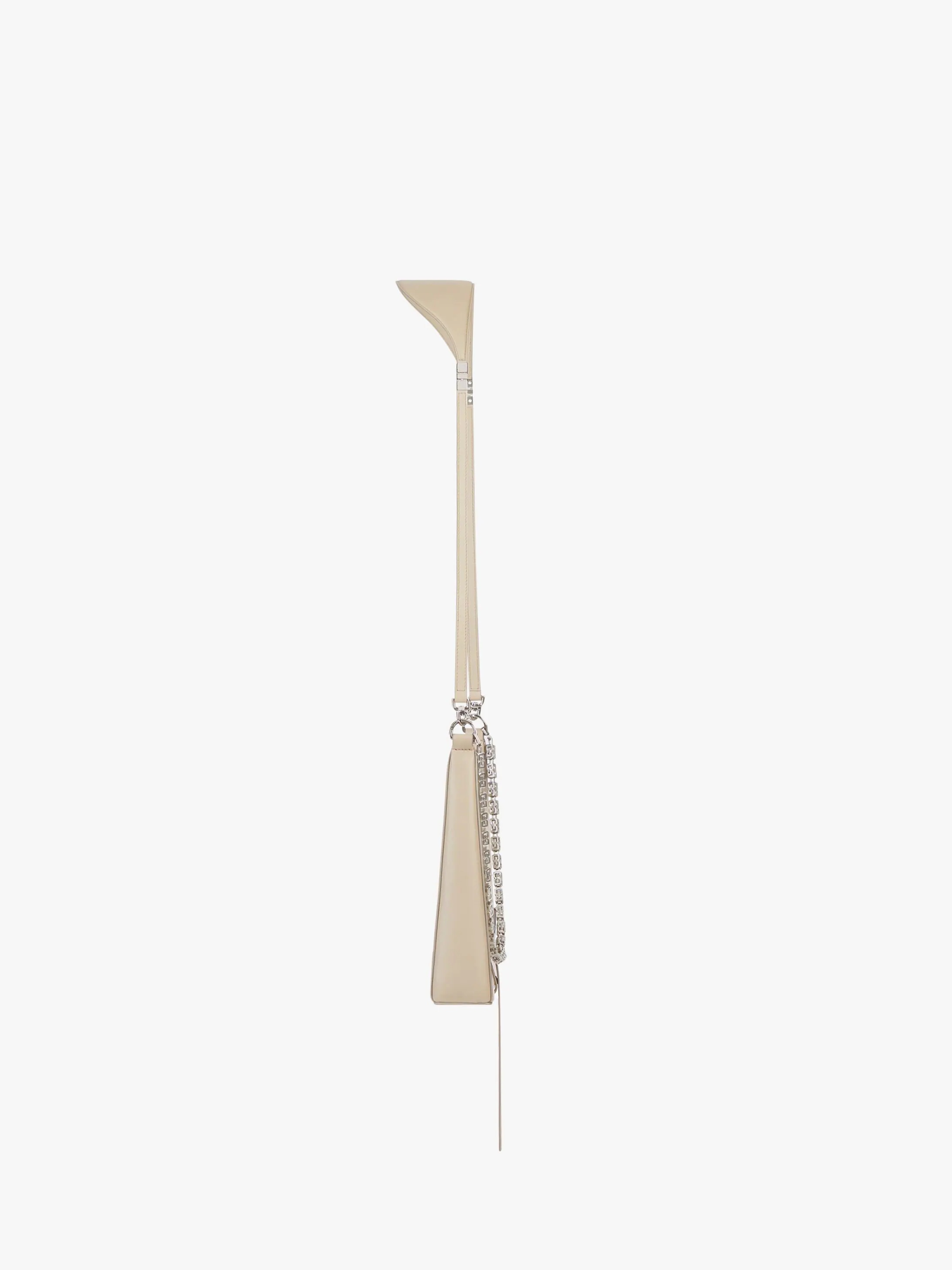 SMALL CUT OUT BAG IN BOX LEATHER WITH CHAIN - 3