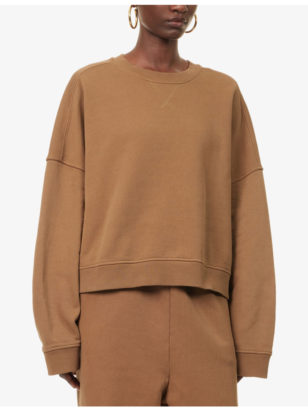 Box Round-Neck Cotton-Jersey Sweatshirt - 3