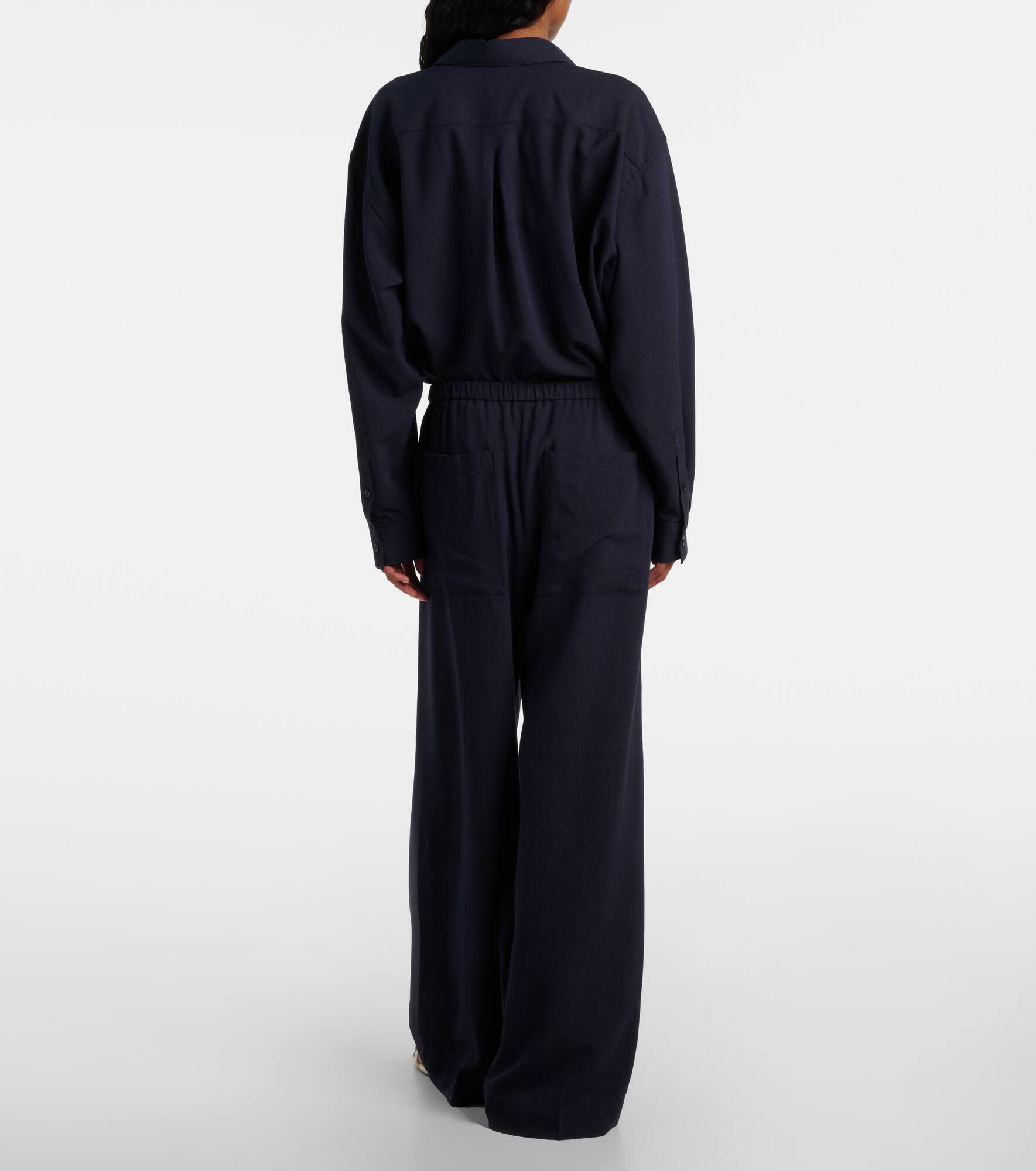 High-rise wide-leg pants - 3