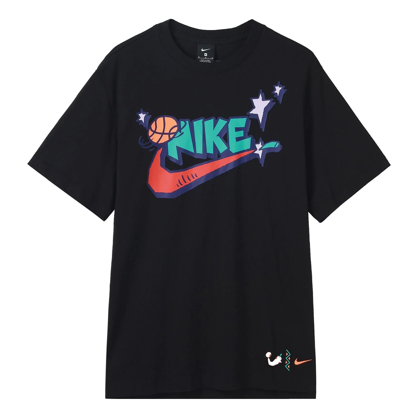 Nike Exploration Sports Basketball Short Sleeve Black CD1307-010 - 1