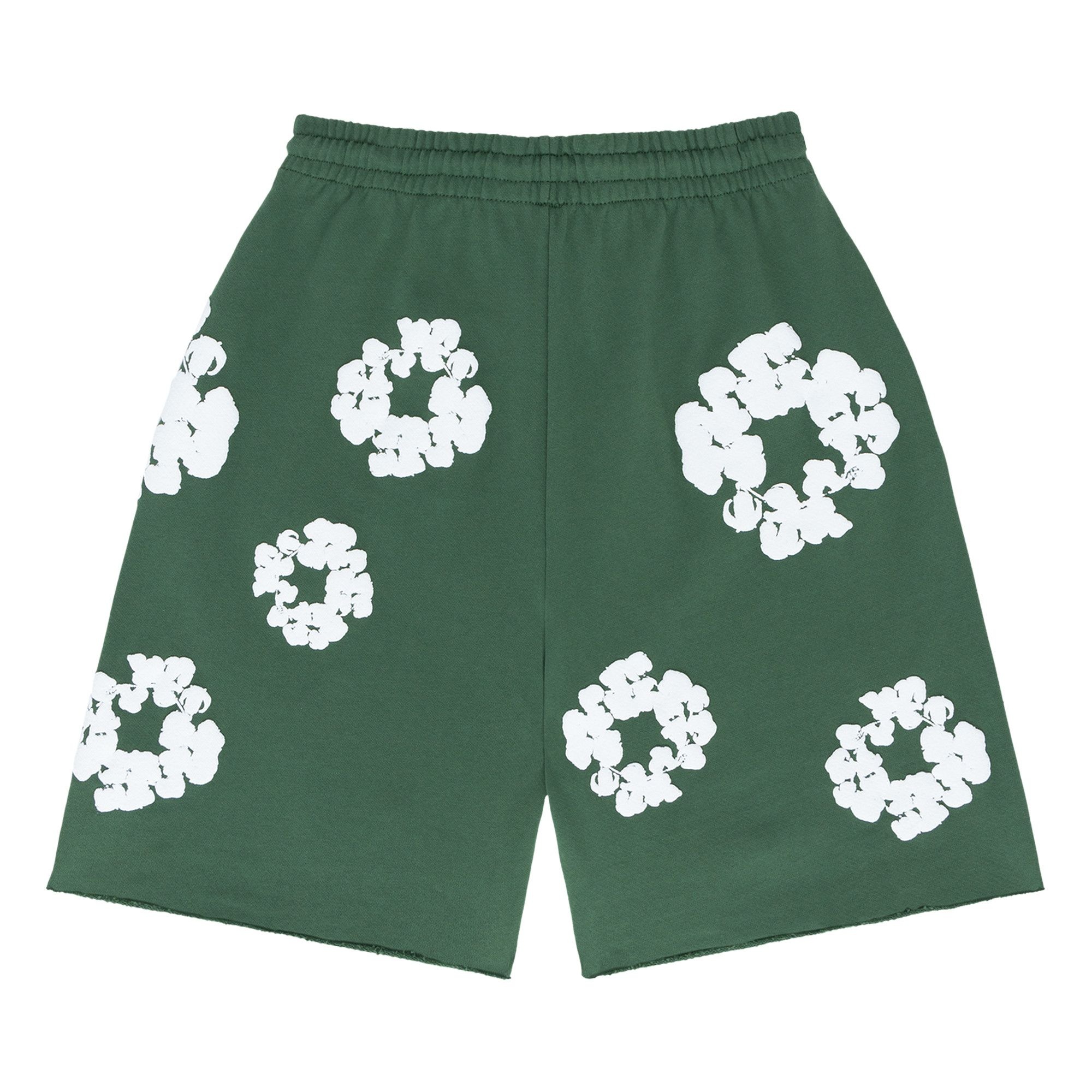 Denim Tears The Cotton Wreath Shorts 'Green' - 2
