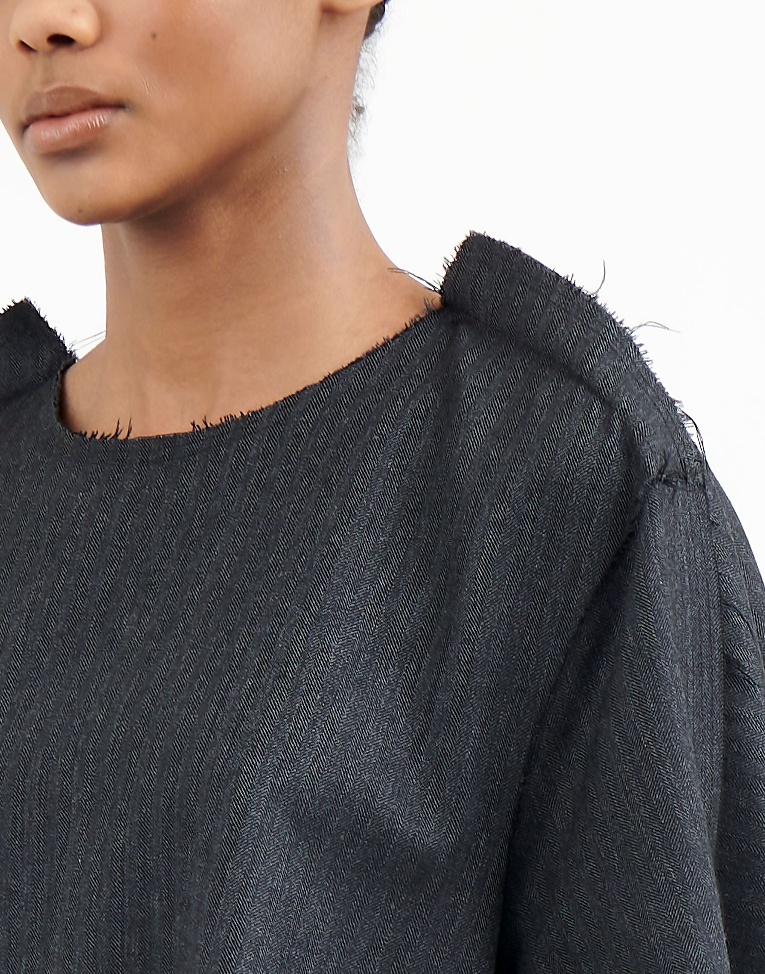 Flat pattern herringbone dress - 6