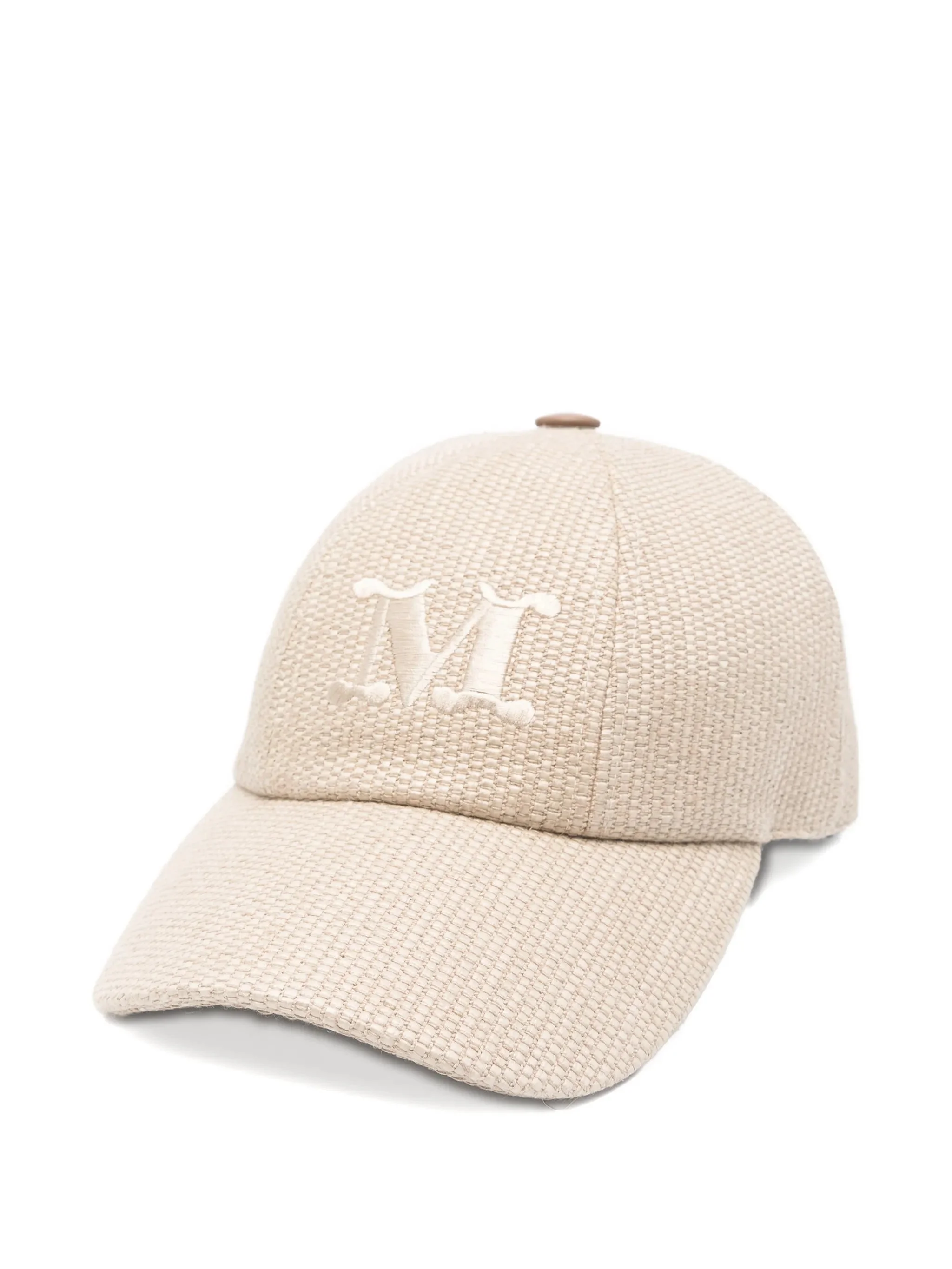 Max Mara Initial Embroidered Cap - 1
