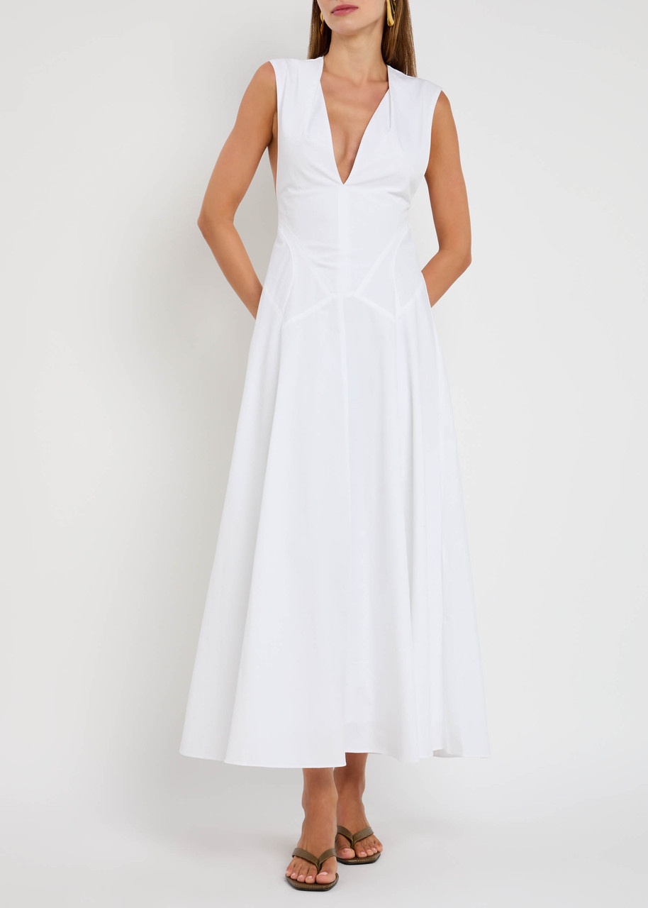 Tove Anisa Cotton-poplin Maxi Dress - 4