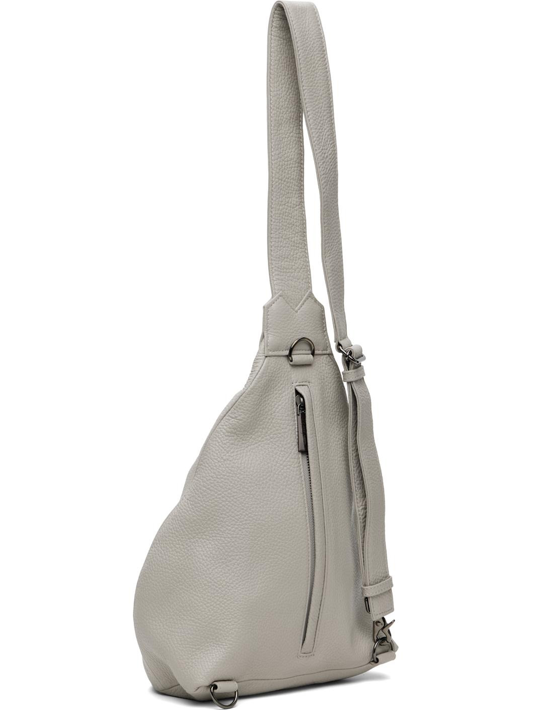 Gray Tuck Sling Small Bag - 3