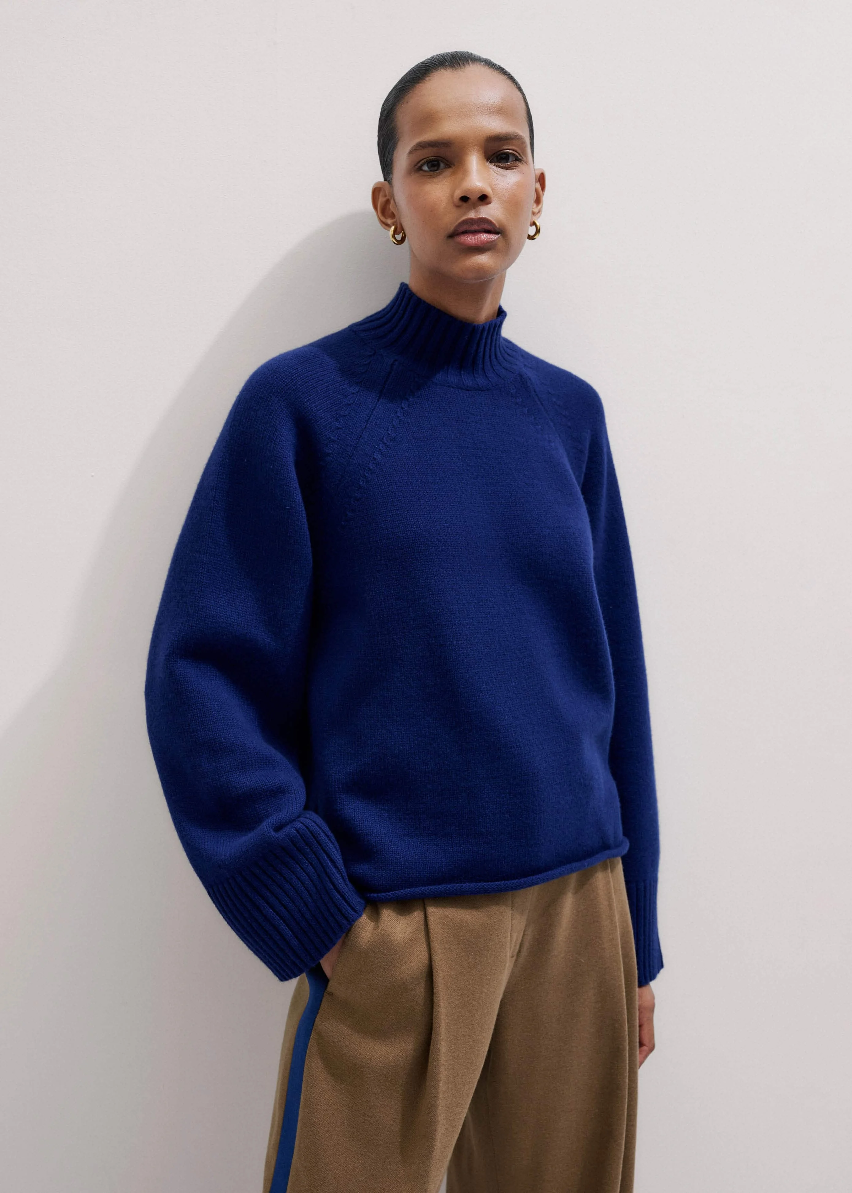 Relaxed Raglan Sweater - 1