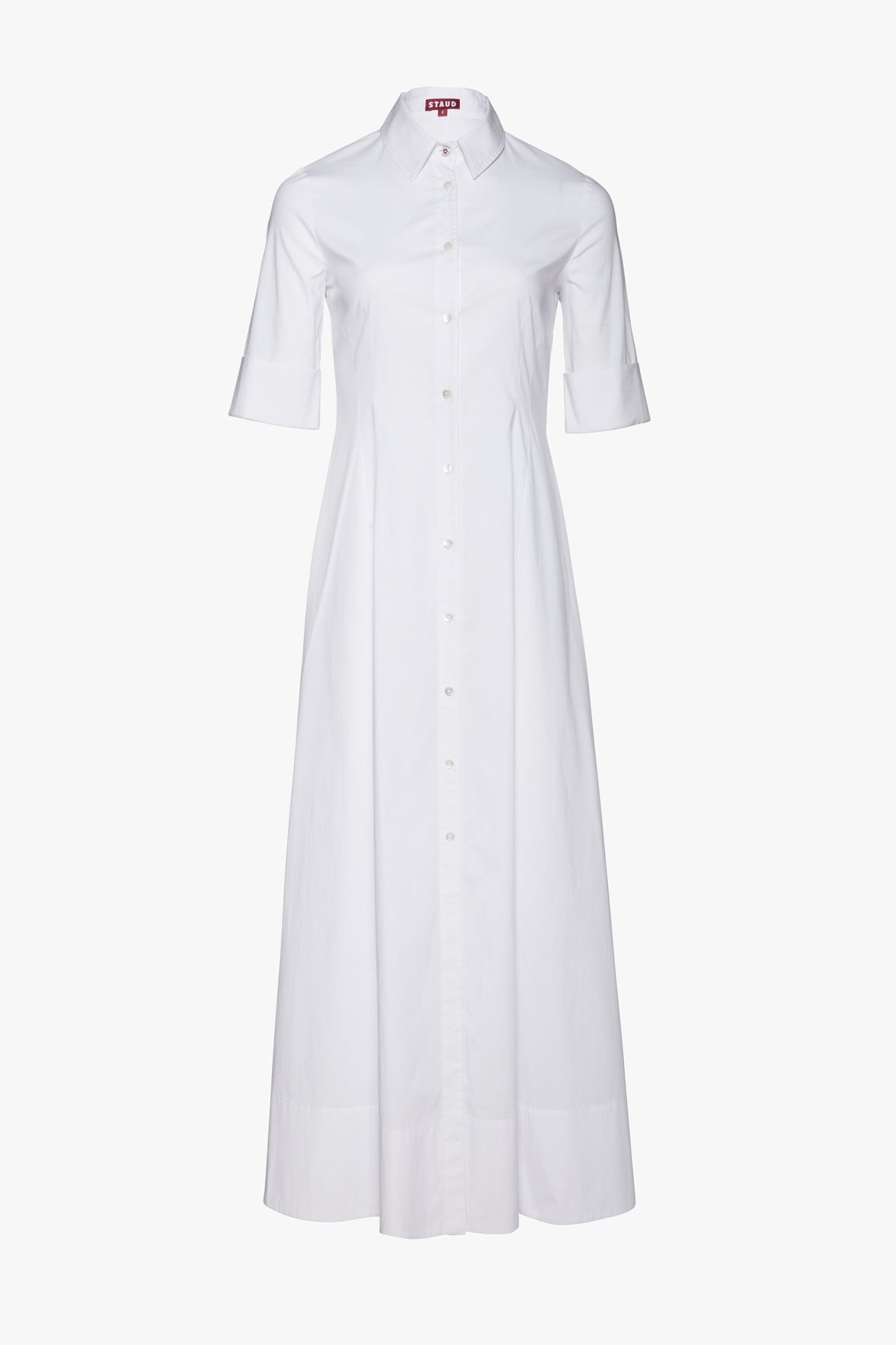 STAUD JOAN MAXI DRESS | WHITE - 5