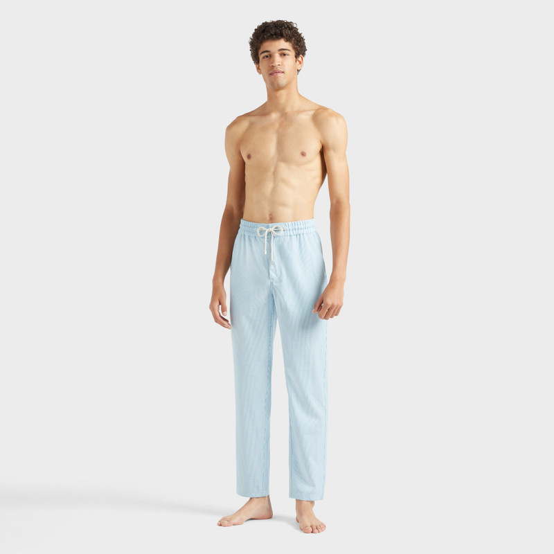 Vilebrequin Men Wool Regular Pants Micro Rayures Tailoring outlook