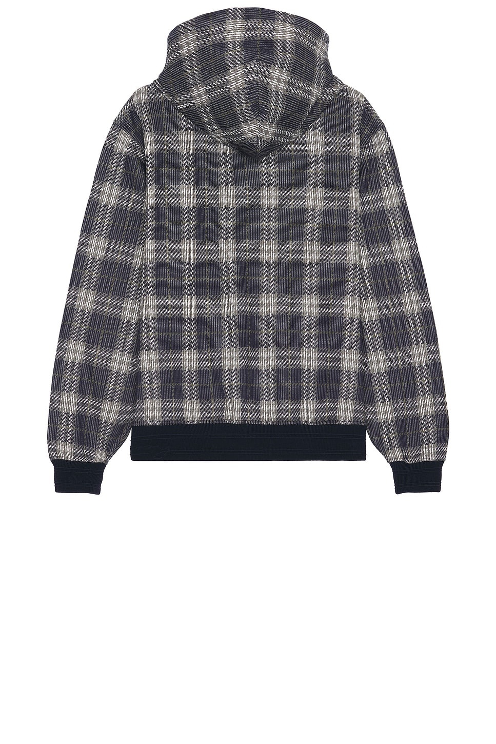 Jacquard Check Hoodie - 2