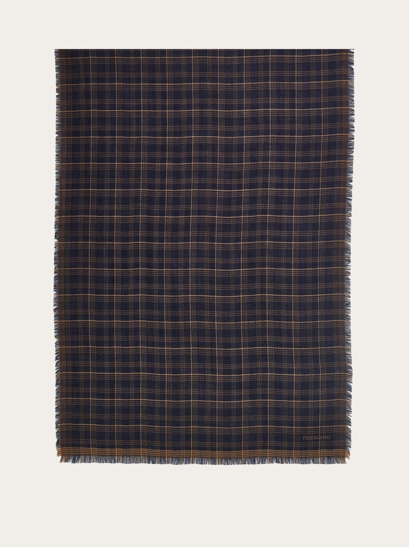 Cashmere and silk scarf 4