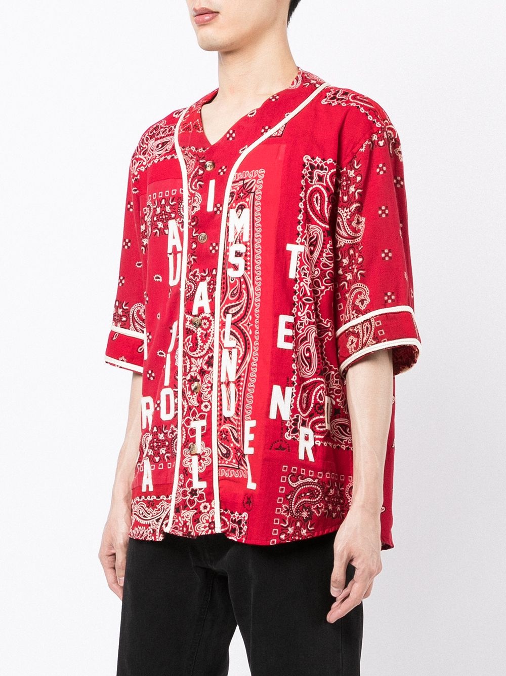 bandana-print cotton shirt - 3