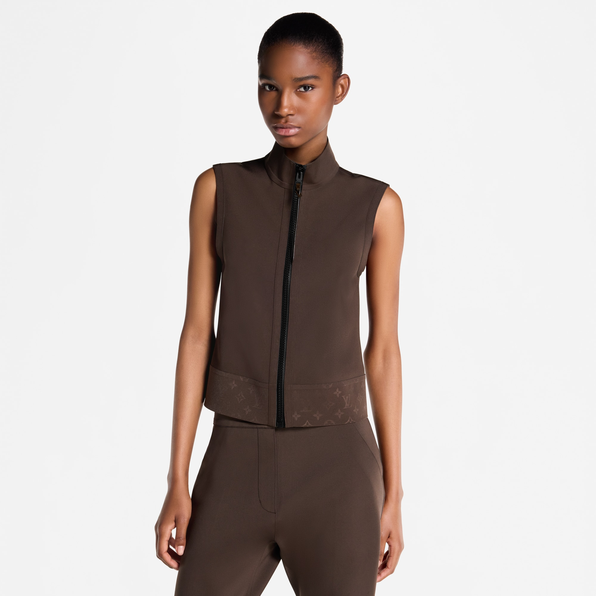 Technical Jersey Zip-Up Gilet - 4