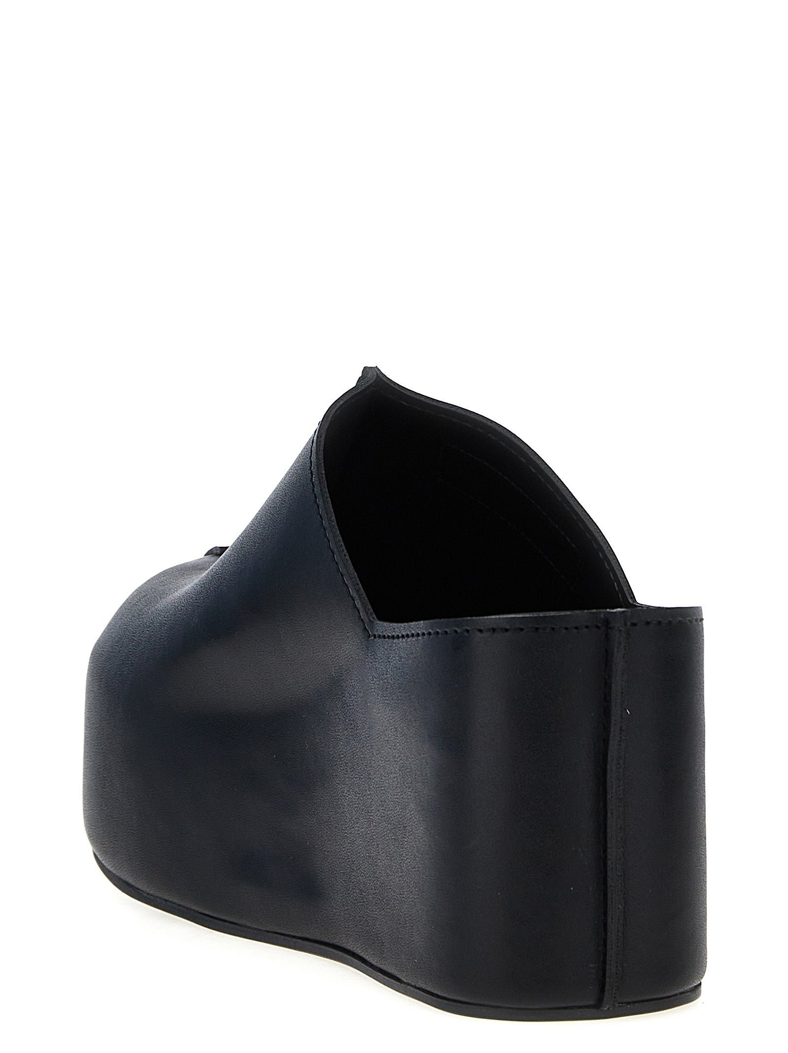 COPERNI Branded Clog Wedge Wedges Black | wananluxury
