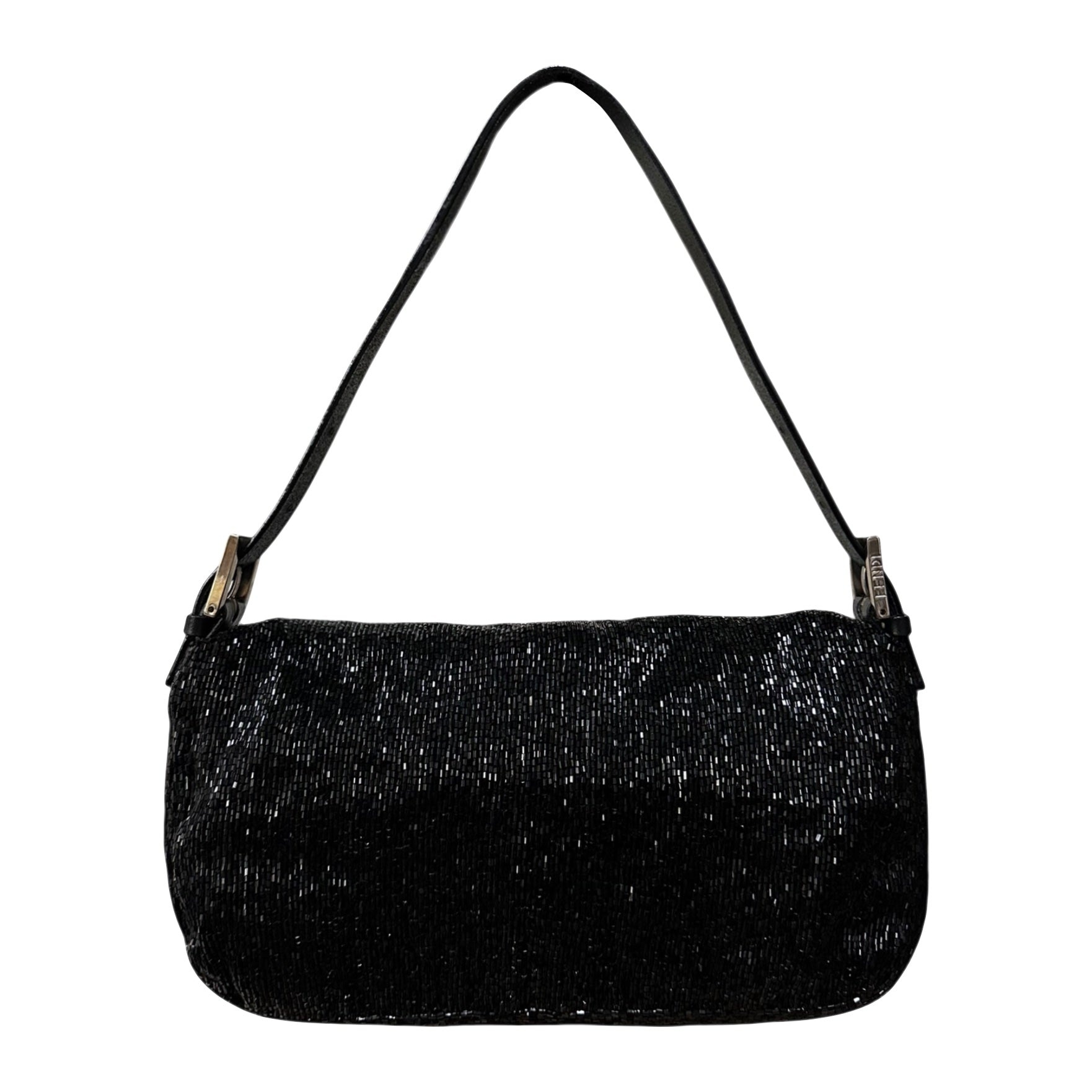 FENDI 1999 Vintage Beaded Baguette Bag - 2