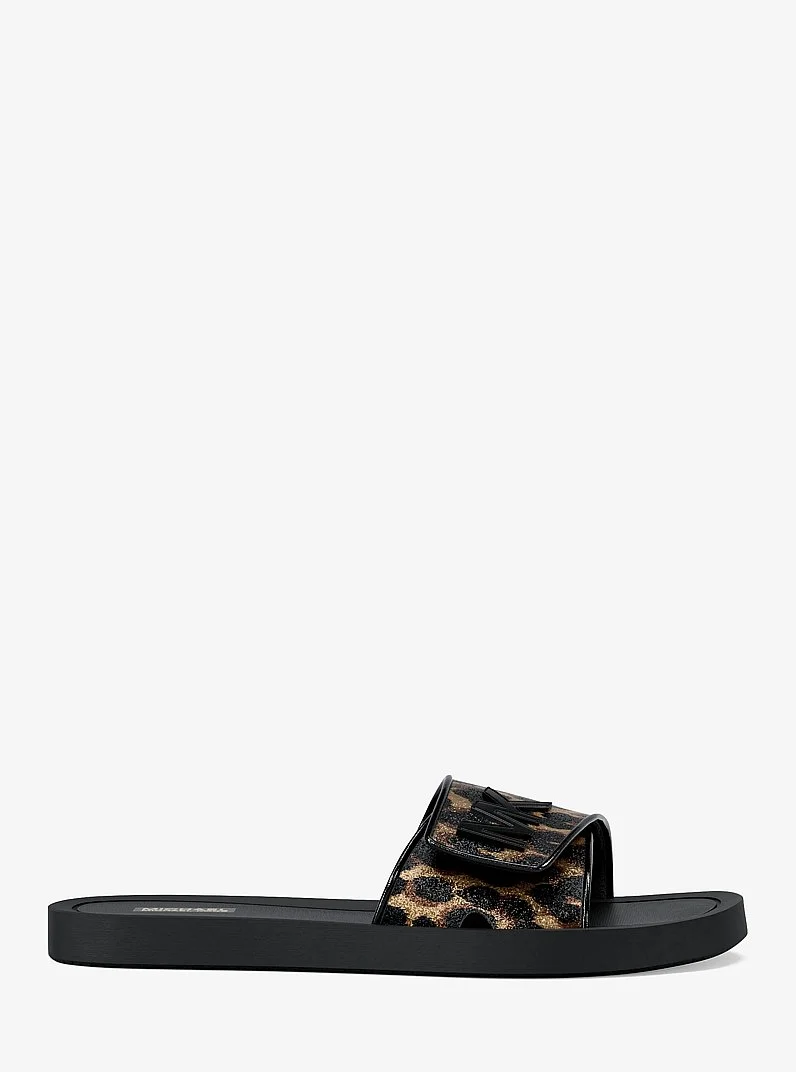Palmer Cheetah Print Slide Sandal - 1