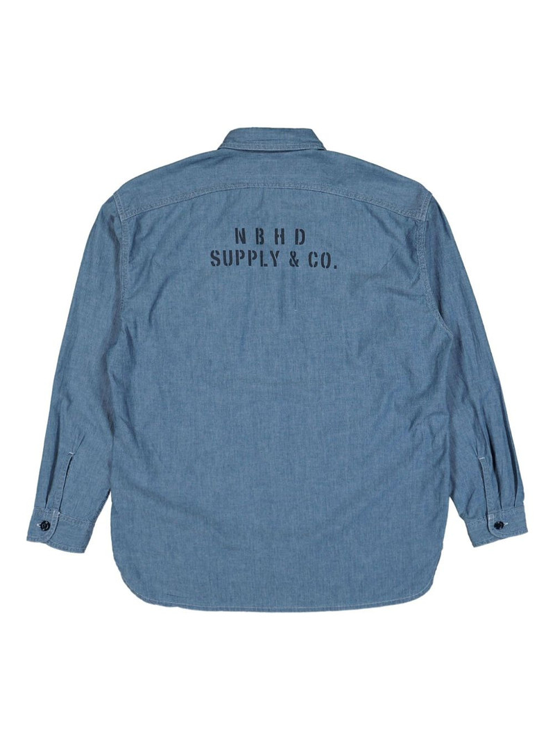 NEIGHBORHOOD patch-pocket cotton shirt outlook