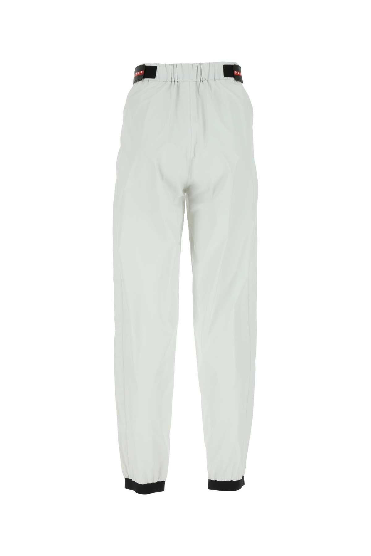 Prada Women Chalk Nylon Tech Pant - 2