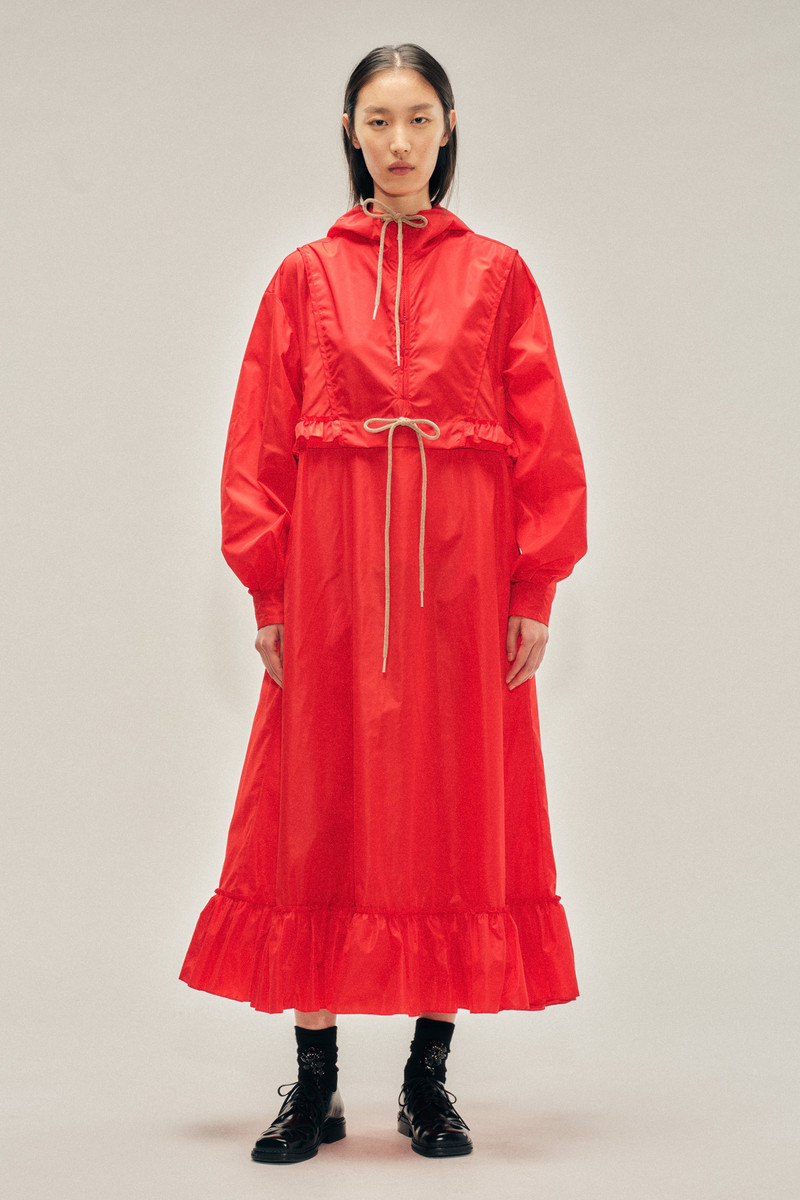 Simone Rocha Exaggerated Ruffle Frill Cagoule outlook