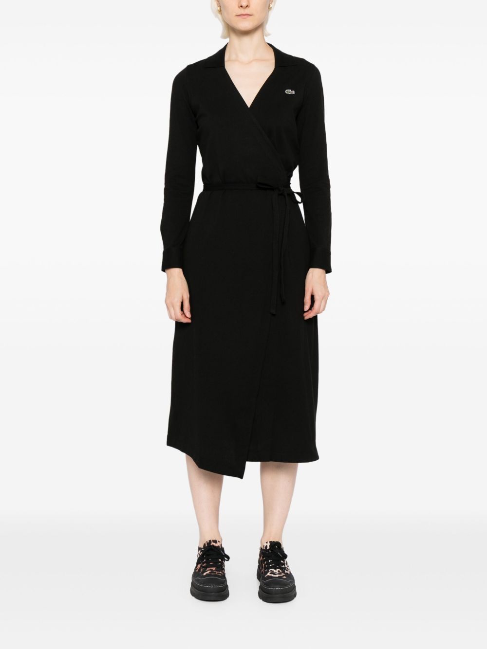 logo-patch dress - 2