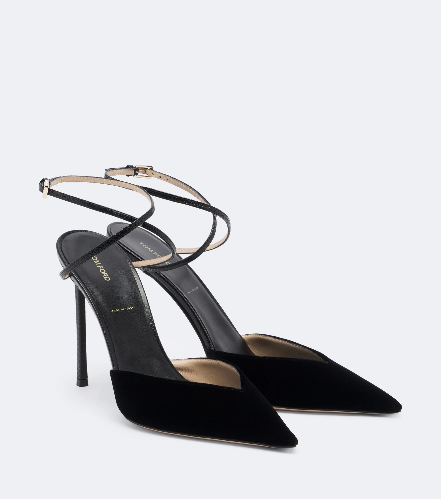 Selen velvet slingback pumps - 1