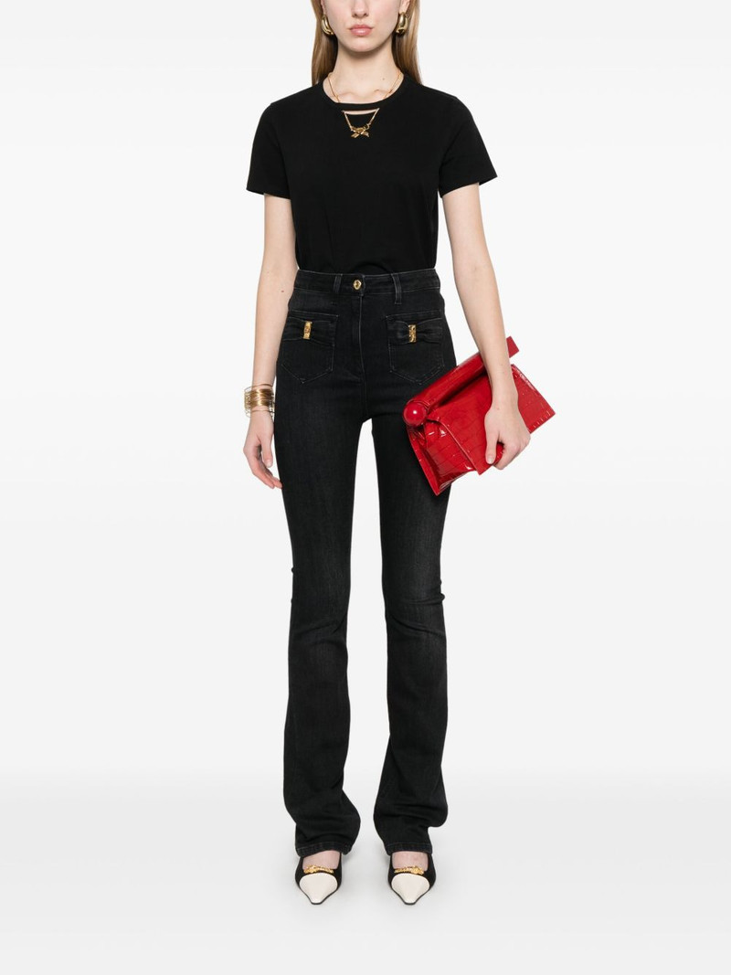 ELISABETTA FRANCHI necklace-detail T-shirt outlook