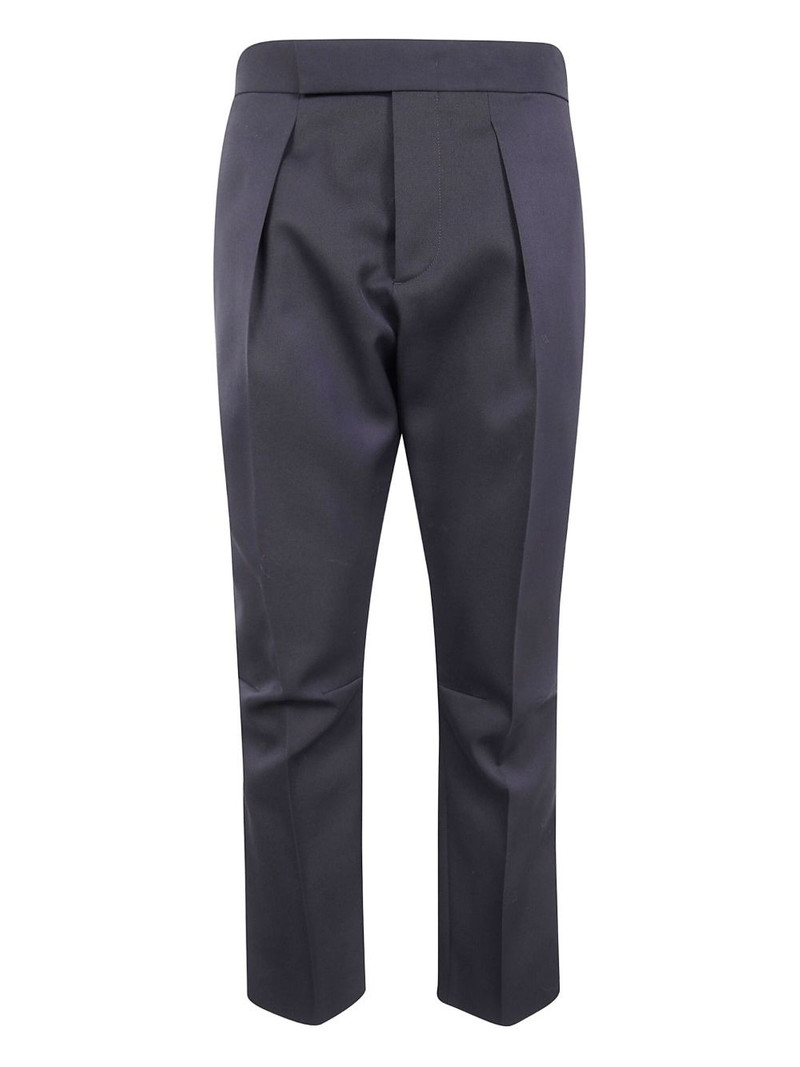 button gabardine trousers 1