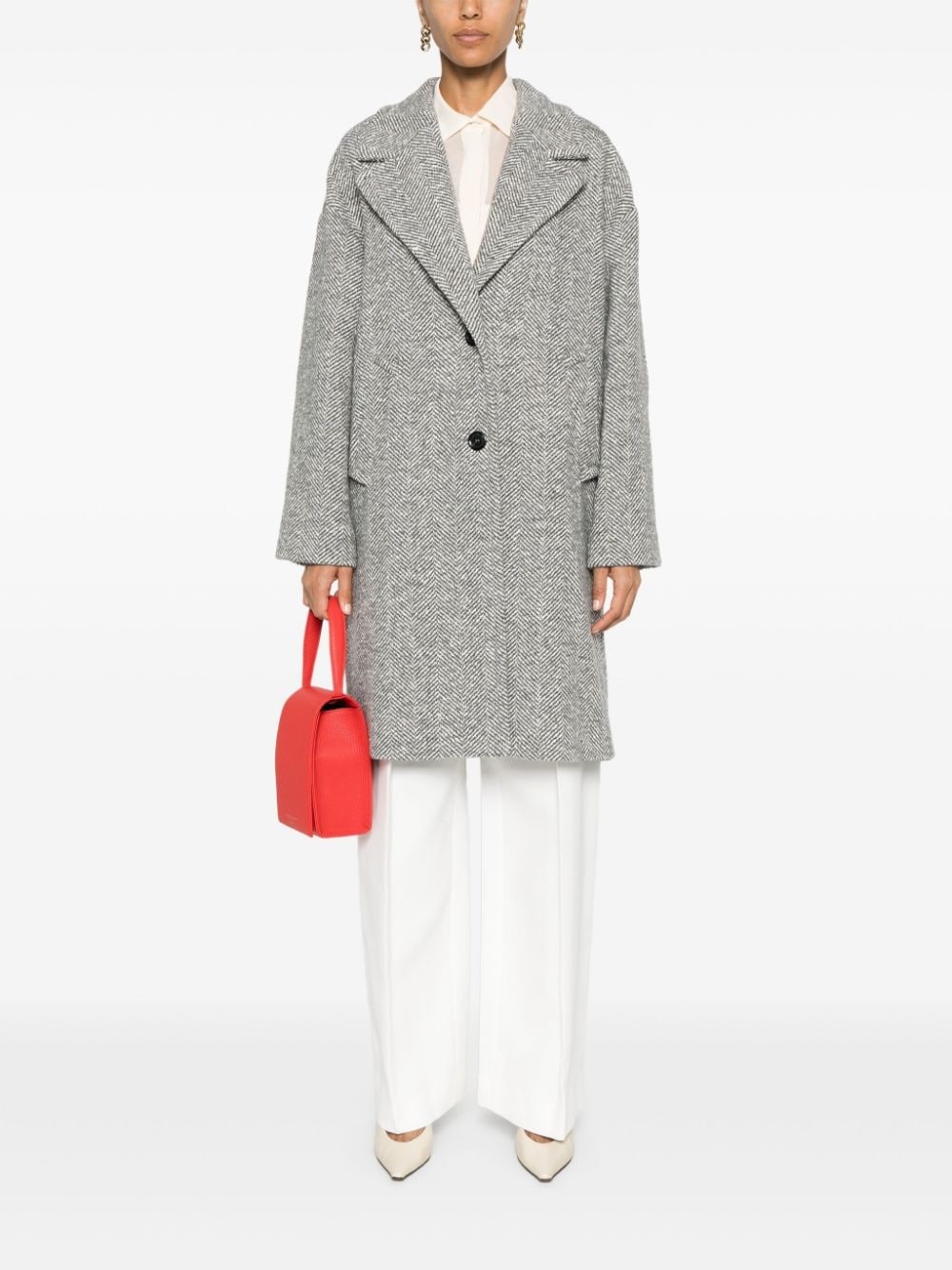 herringbone coat - 2