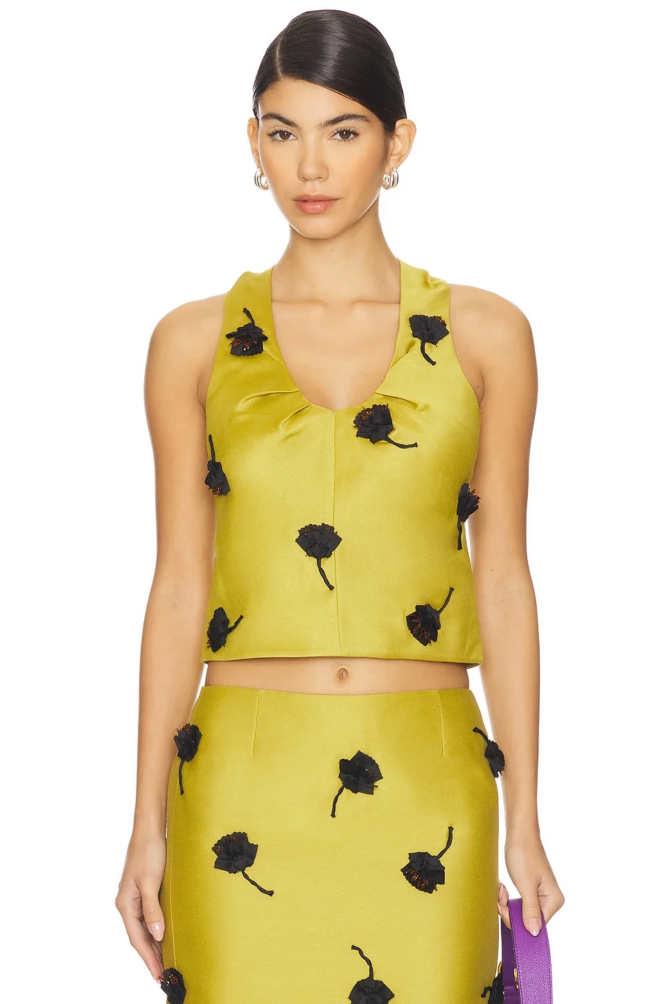 Tucked Halter Neck Top - 1