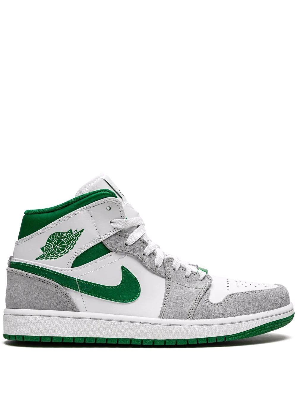 Air Jordan 1 Mid SE "Grey/Pine Green/White" sneakers - 1