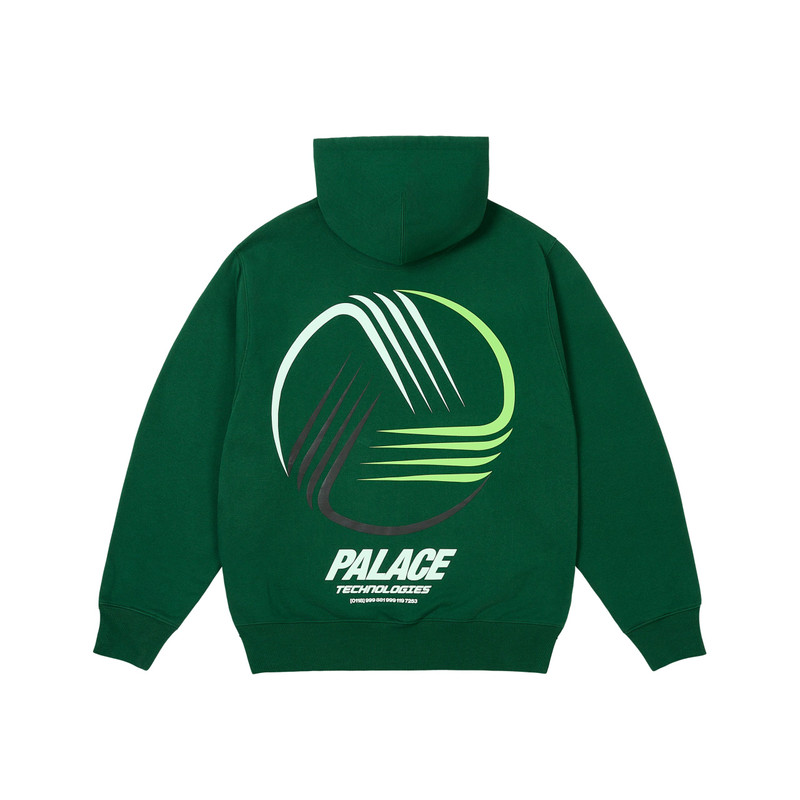 PALACE PALACE TECHNOLOGIES HOOD RACEY GREEN outlook