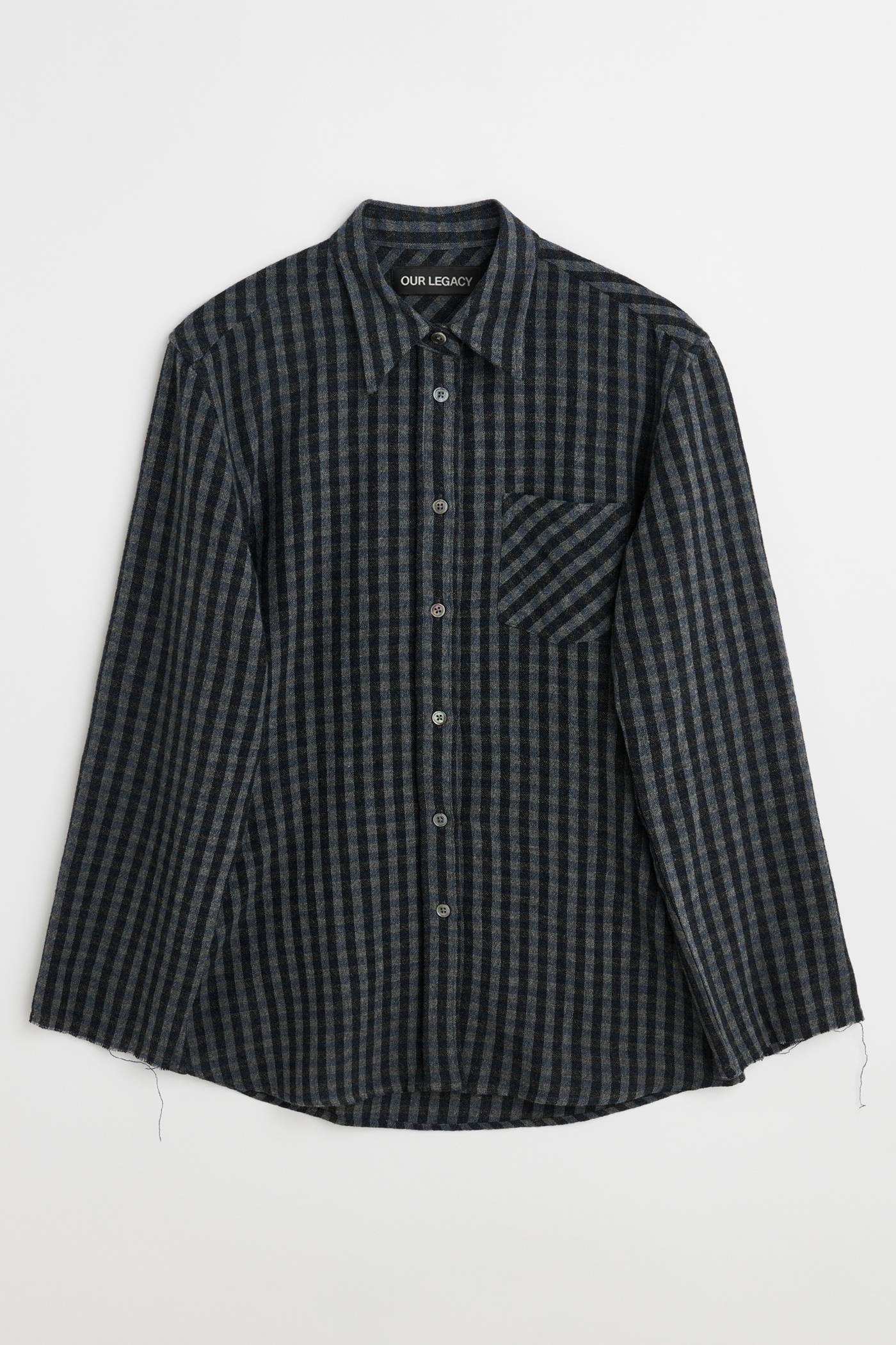Daisy Shirt Principal Check Rural Wool - 1