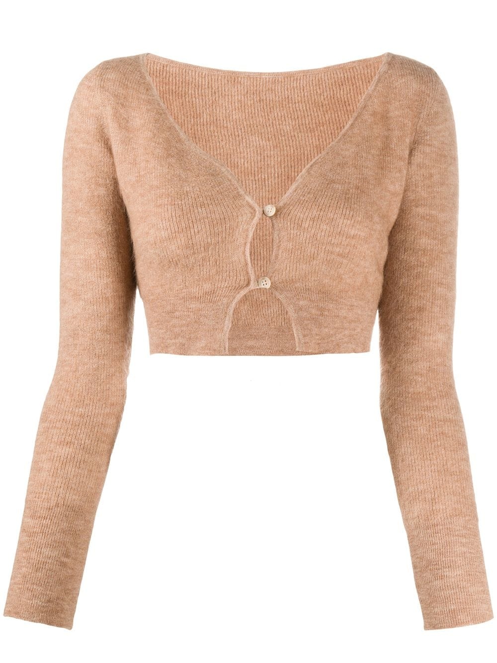 Alzou cropped cardigan - 1