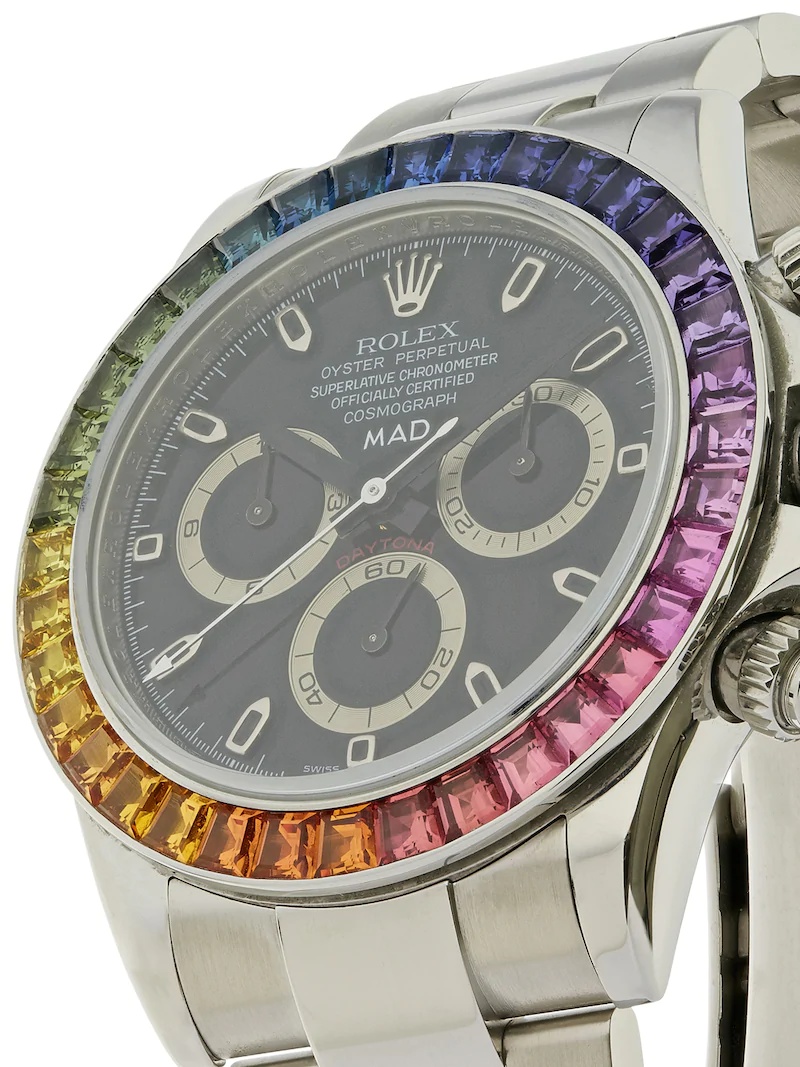 40MM ROLEX DAYTONA RAINBOW WATCH - 4