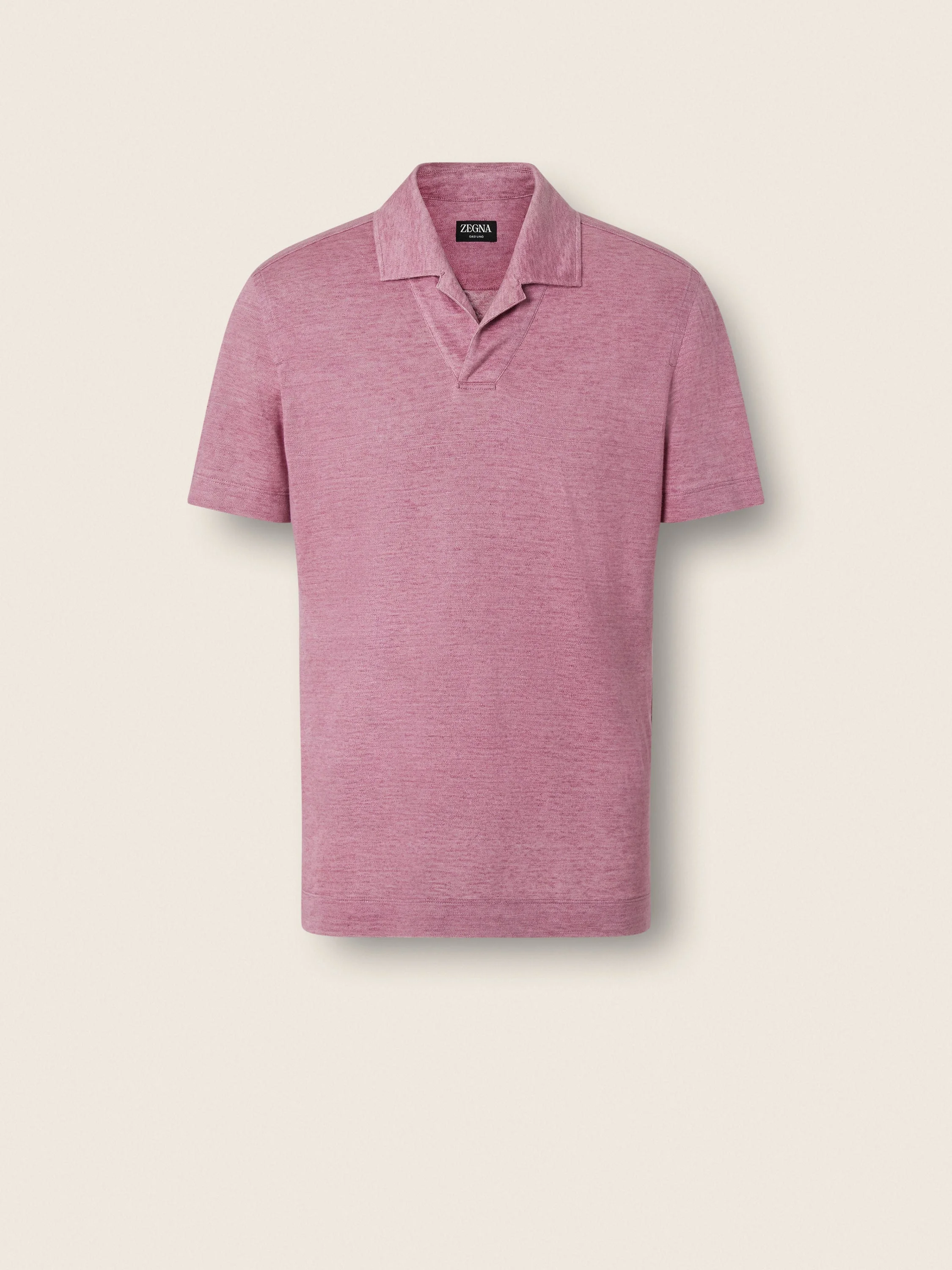 PINK OASI LINO POLO SHIRT - 1