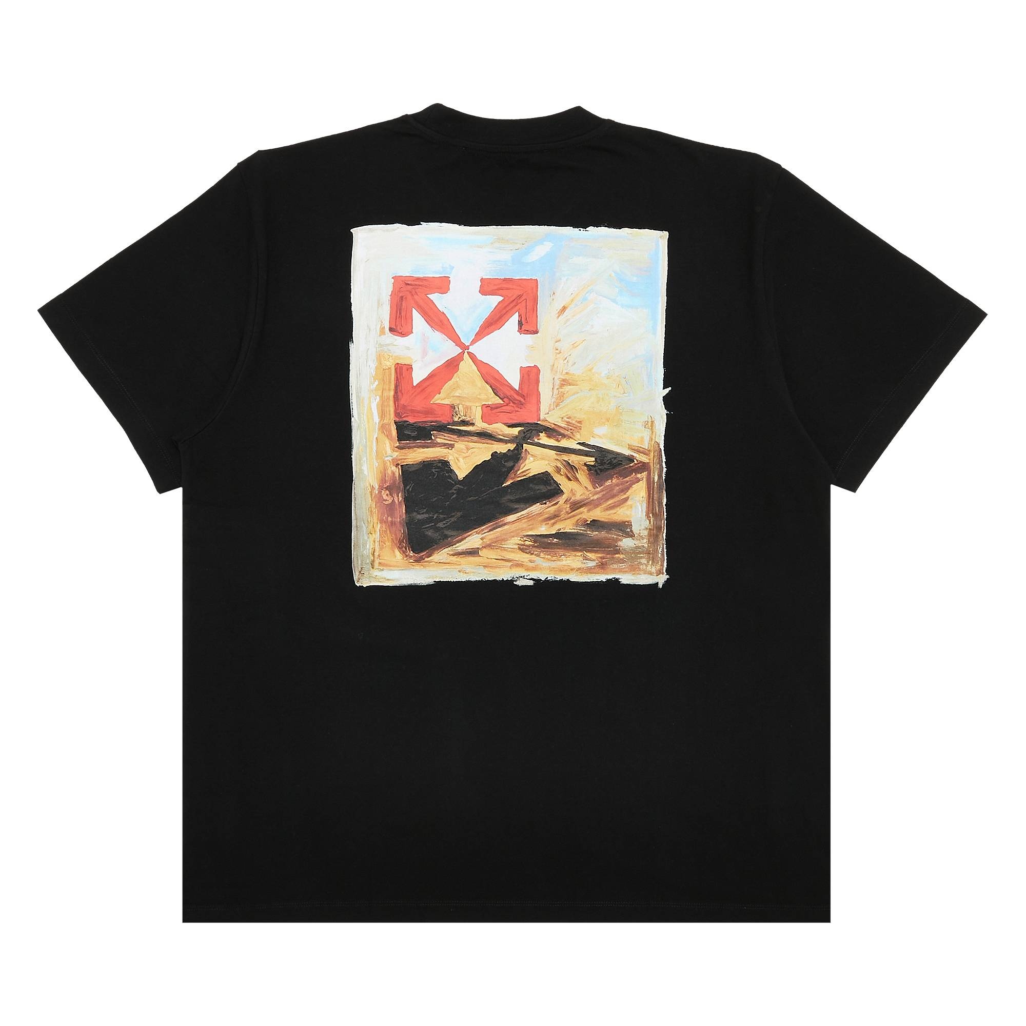 Off-White Arrow On Canvas Short-Sleeve Over Tee 'Black/Multicolor' - 2